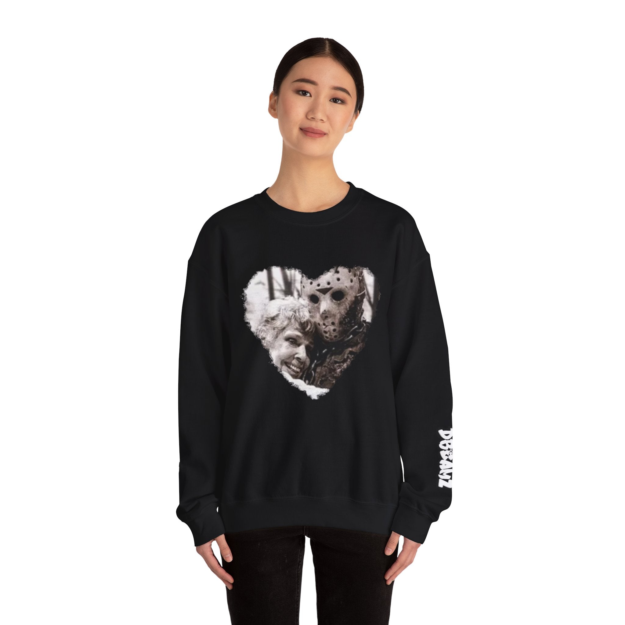 Heartwarming Horror Crewneck Sweatshirt - Perfect for Halloween, Cozy Nights, Gift for Horror Fans, Unisex Sweatshirt, Vintage Style
