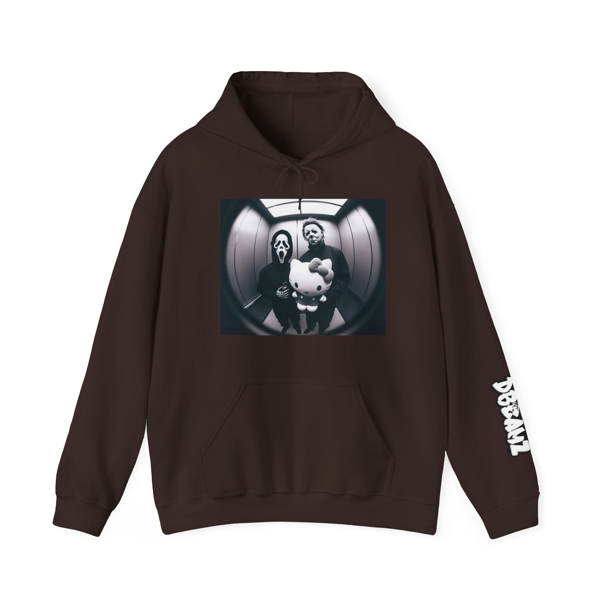 Sweet horror Graphic Hoodie, Cozy Unisex Sweatshirt for Everyday Wear, Perfect Gift for Friends, Streetwear Style, Unique Graphic Design
