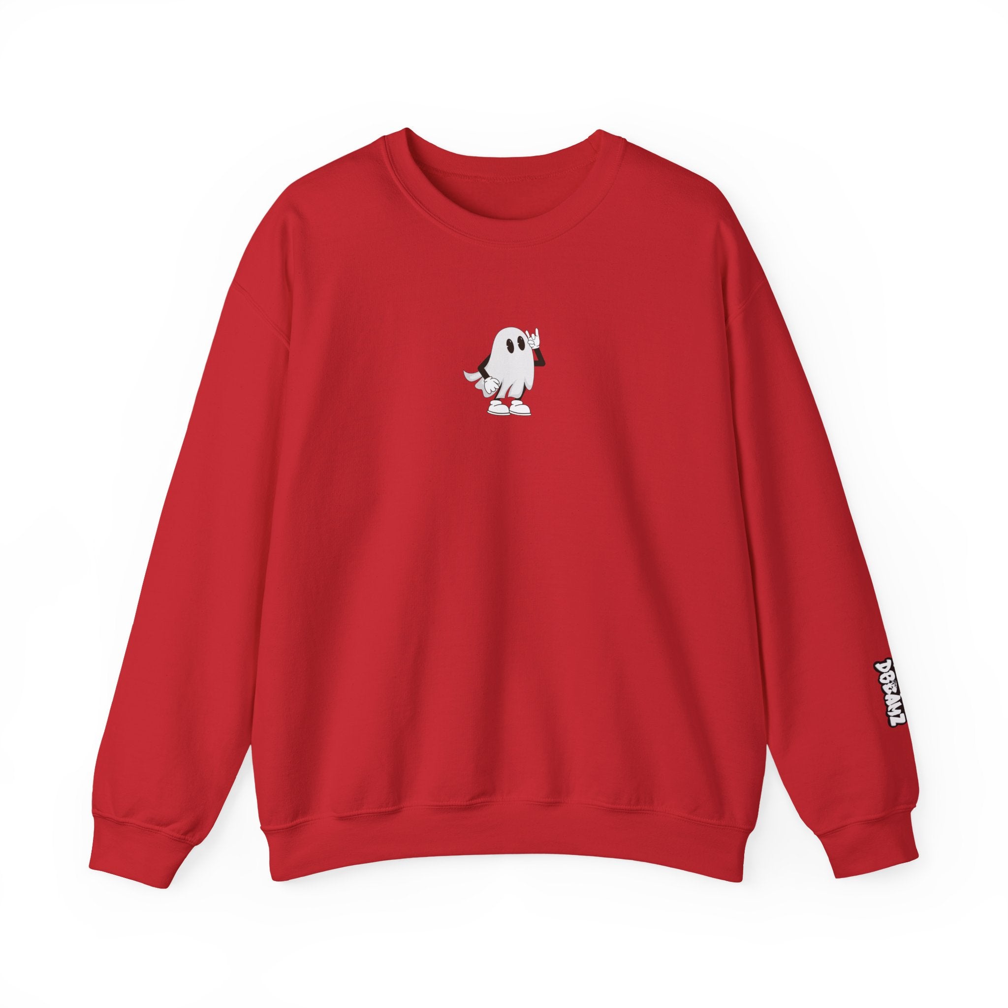Wicked Cool Ghost Sweatshirt | Halloween Style, Cozy Crewneck, Unisex Fashion, Perfect Gift for Spooky Season, Trendy Streetwear