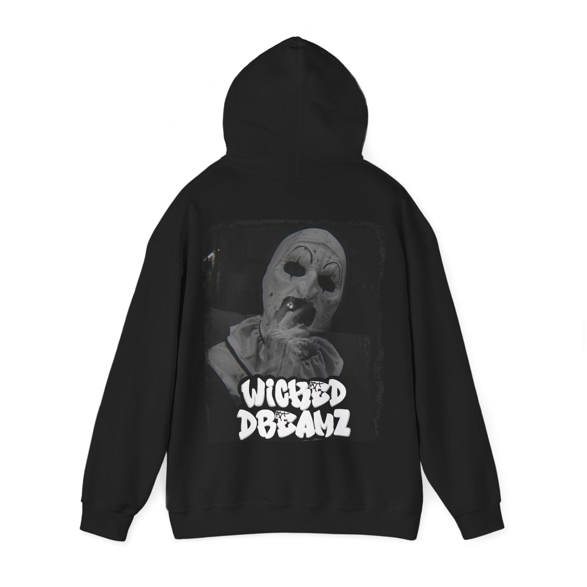 Art the clown Unisex Hoodie - Cozy Streetwear, Horror Fans Gift, Sweatshirt for Every Occasion, Unique Graphic Design, Halloween Apparel