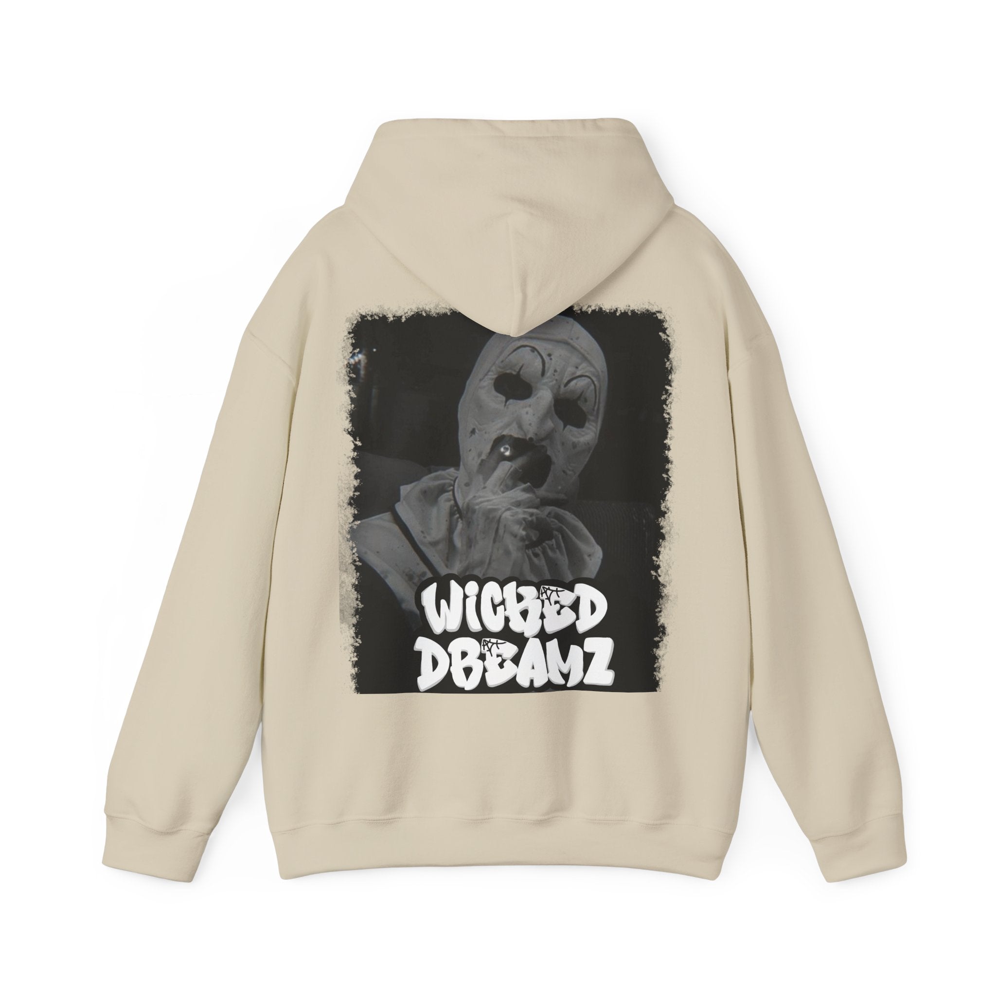 Art the clown Unisex Hoodie - Cozy Streetwear, Horror Fans Gift, Sweatshirt for Every Occasion, Unique Graphic Design, Halloween Apparel