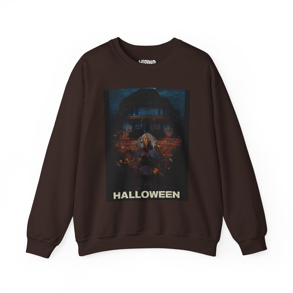 Halloween Crewneck Sweatshirt - Unisex Heavy Blend, Spooky Apparel, Cozy Halloween Outfit, October Festive Wear, Witchy Vibes