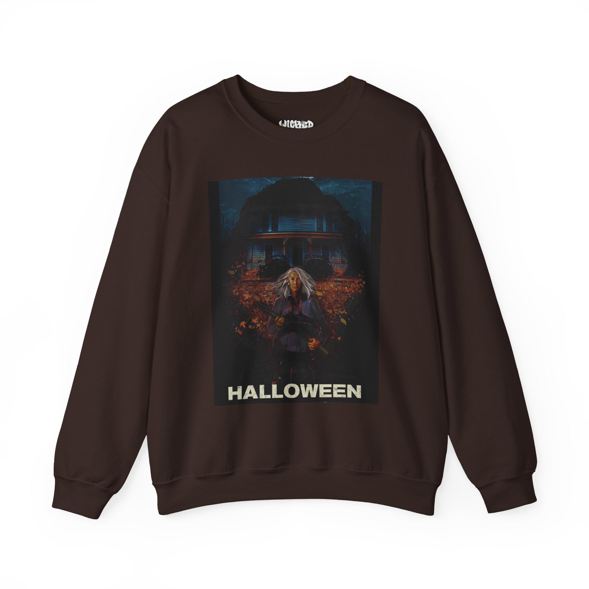 Halloween Crewneck Sweatshirt - Unisex Heavy Blend, Spooky Apparel, Cozy Halloween Outfit, October Festive Wear, Witchy Vibes
