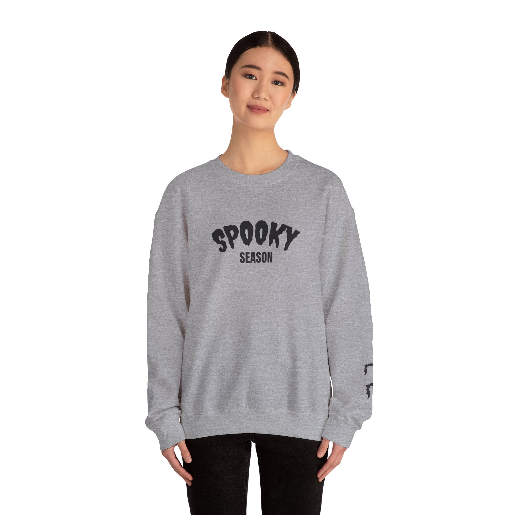 Spooky Season Crewneck Sweatshirt, Halloween Apparel, Cozy Unisex Sweater, Fall Fashion, Gift for Halloween Lovers