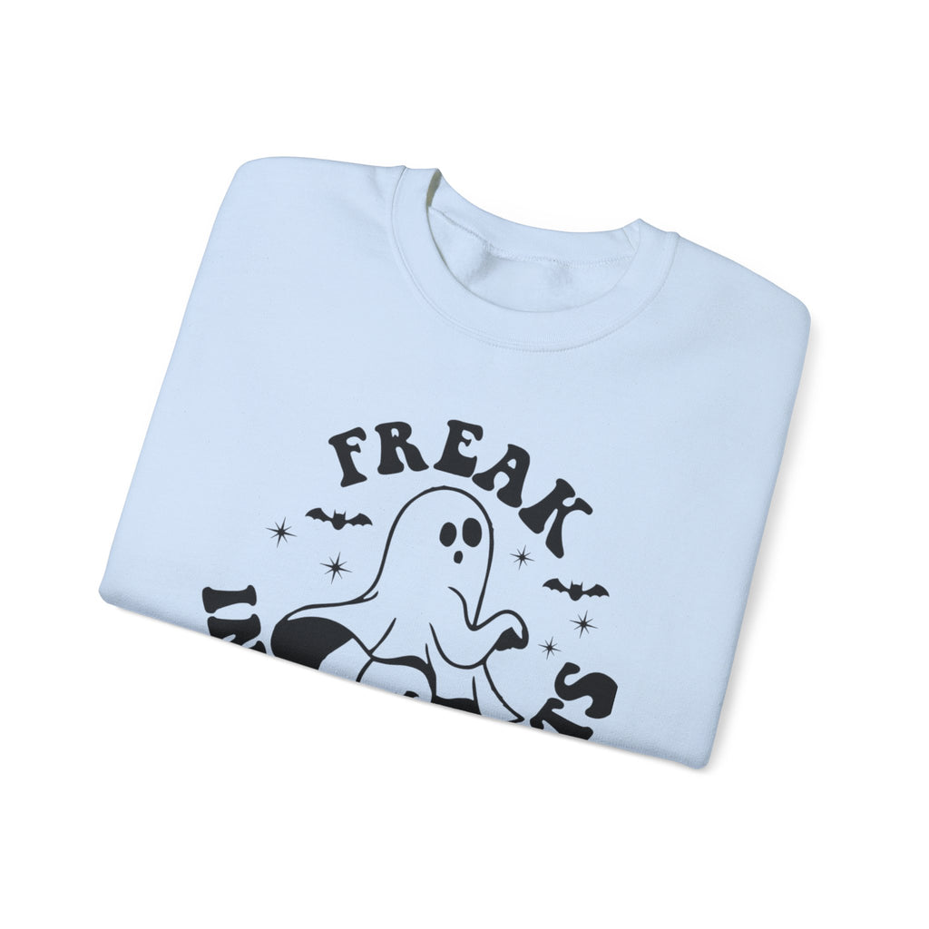 Ghostly Humor Crewneck Sweatshirt: Perfect for Halloween, Cozy Nights, Casual Wear, Ghost Lover Gift, Spooky Season Apparel