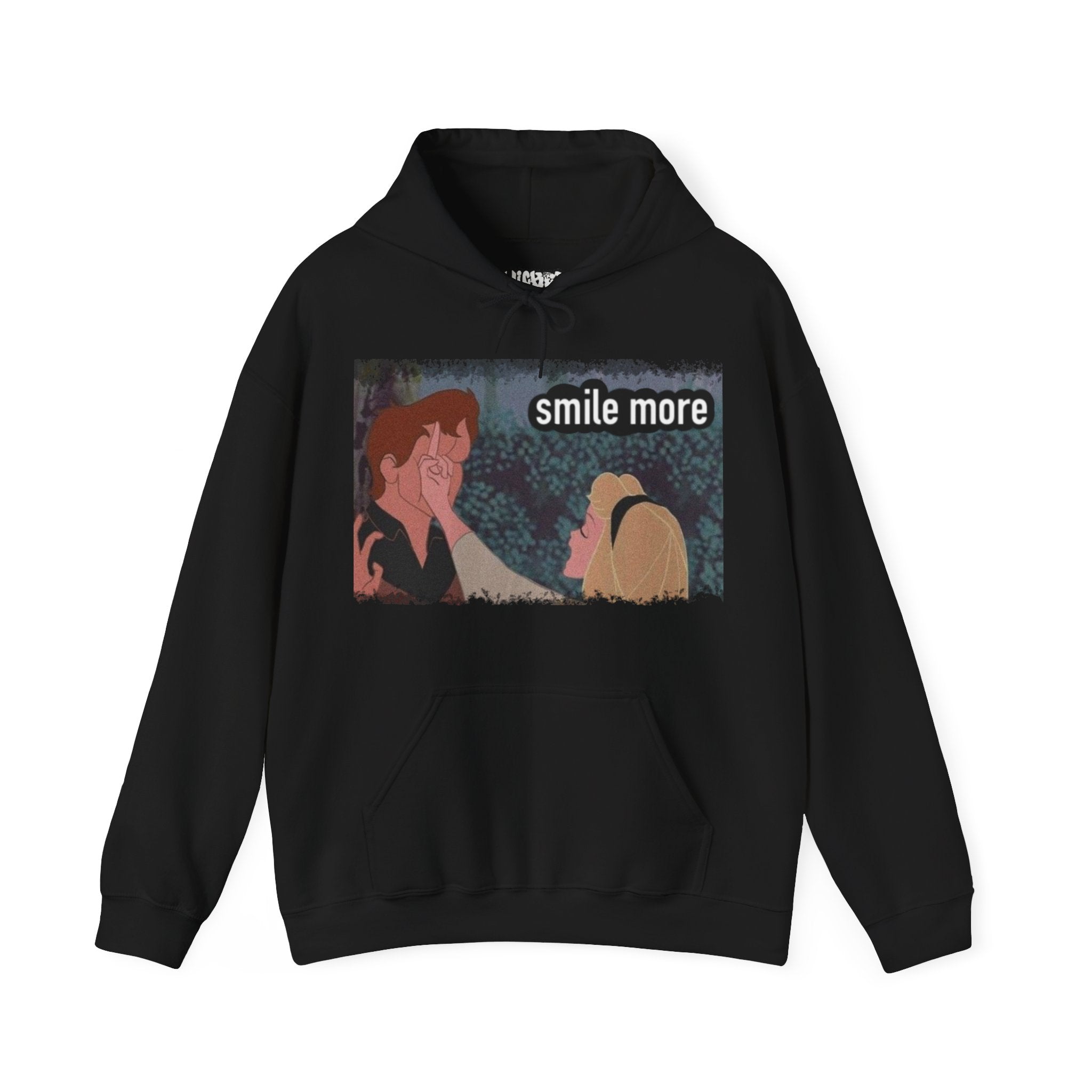 Smile more Unisex Inspirational Hoodie, Cozy Sweatshirt for Everyday Wear, Great for Gifts, Perfect for Birthdays, Self-Care and Motivation