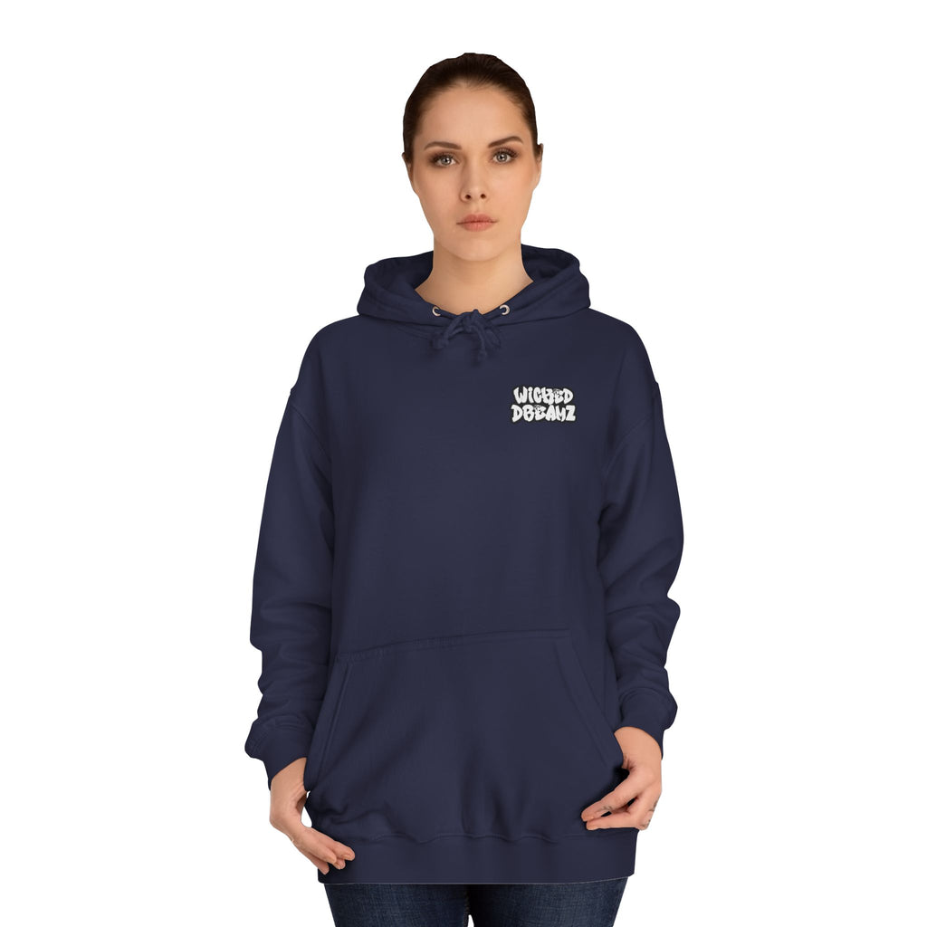 Unisex Skull Art College Hoodie, Casual Halloween Sweatshirt, College Student Gift, Graphic Hoodie for Men and Women, Trendy Layering Wear