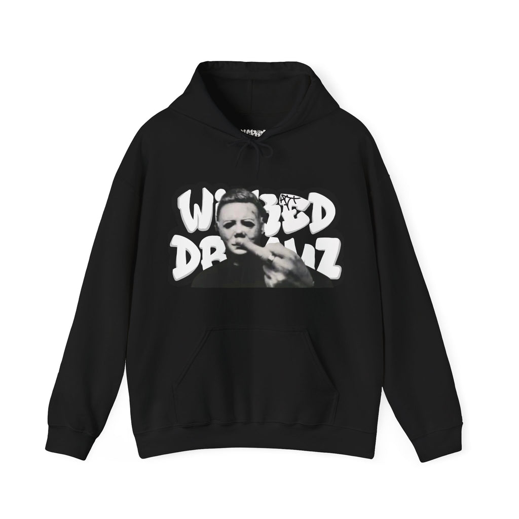Wicked Dreamz Myers Hoodie, Unisex Heavy Blend Sweatshirt, Streetwear Sweatshirt, Cool Graphic Hoodie, Unique Gift for Music Lovers