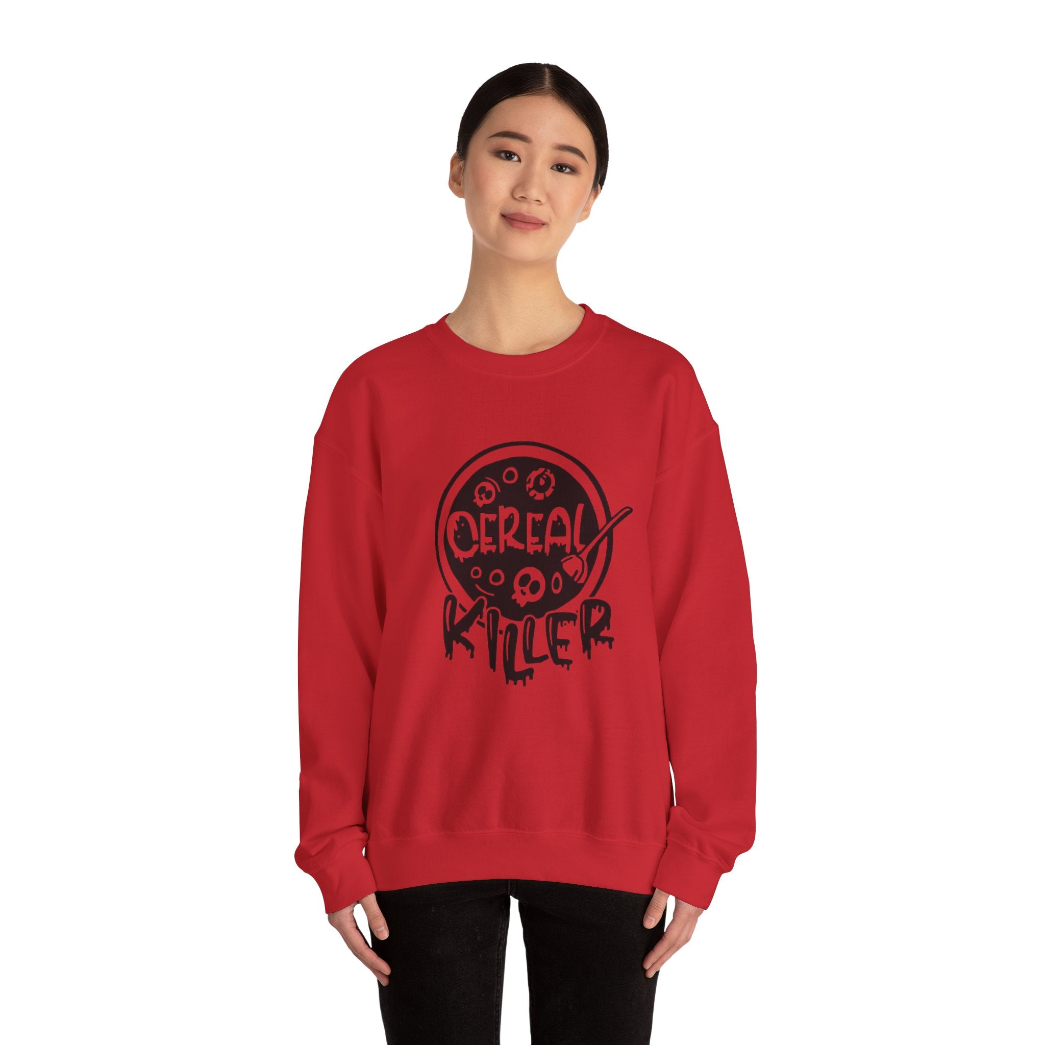 Cereal Killer Crewneck Sweatshirt, Funny Gift, Halloween Sweatshirt, Unisex Sweatshirt, Casual Wear, Trendy Apparel