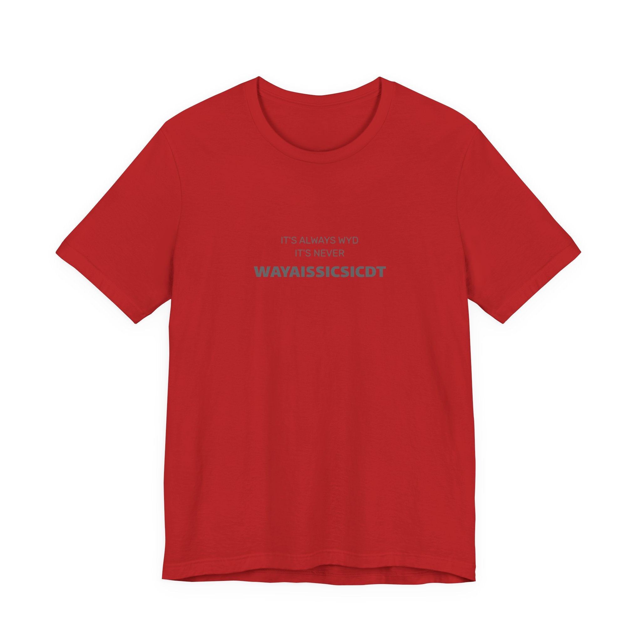 Where are you Unisex Jersey Tee - Perfect Gift for Friends, Casual Wear, Birthdays, Anniversaries, Humor Merch, Everyday Comfort