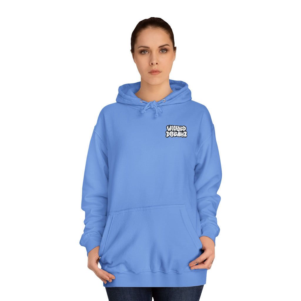 Unisex Skull Art College Hoodie, Casual Halloween Sweatshirt, College Student Gift, Graphic Hoodie for Men and Women, Trendy Layering Wear