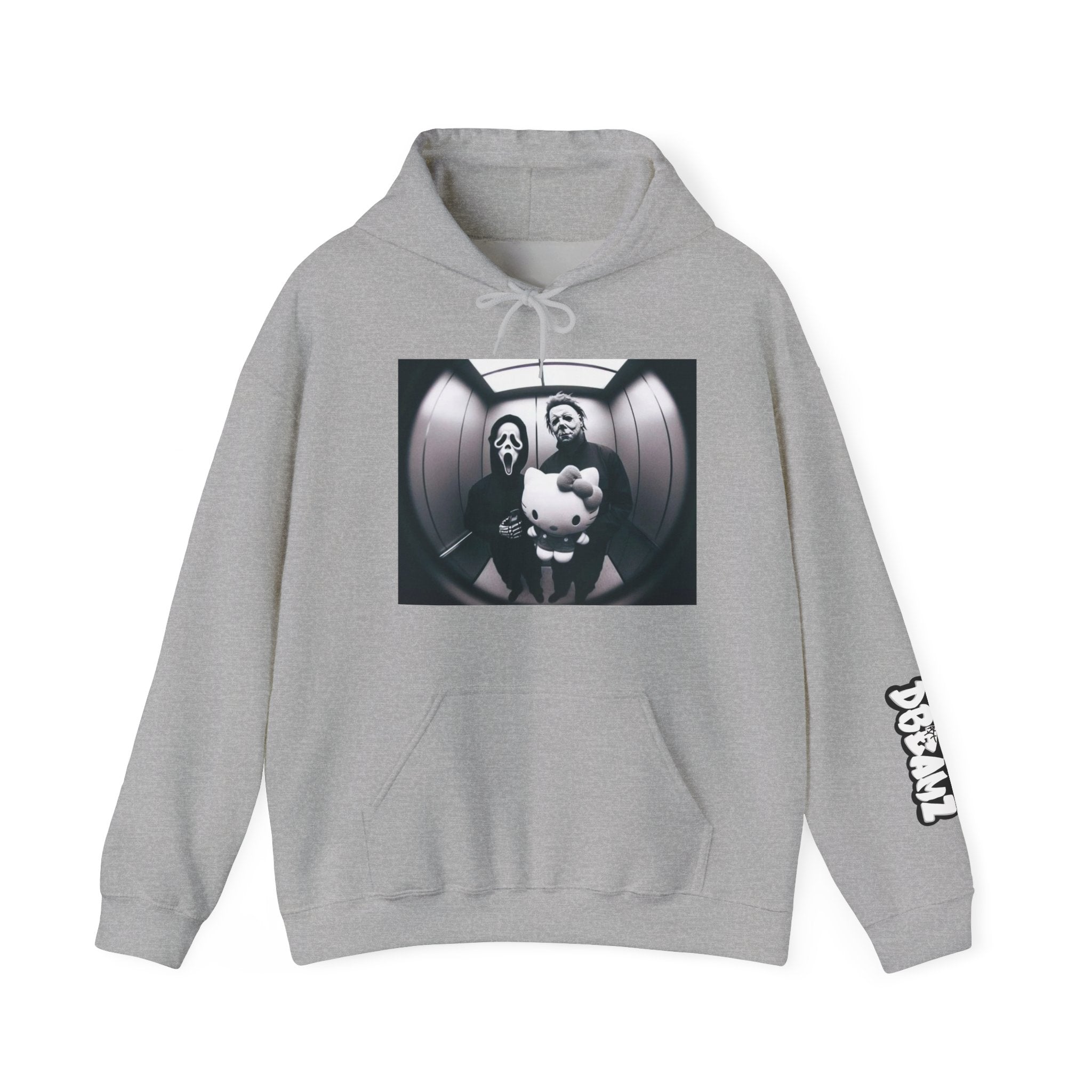 Sweet horror Graphic Hoodie, Cozy Unisex Sweatshirt for Everyday Wear, Perfect Gift for Friends, Streetwear Style, Unique Graphic Design