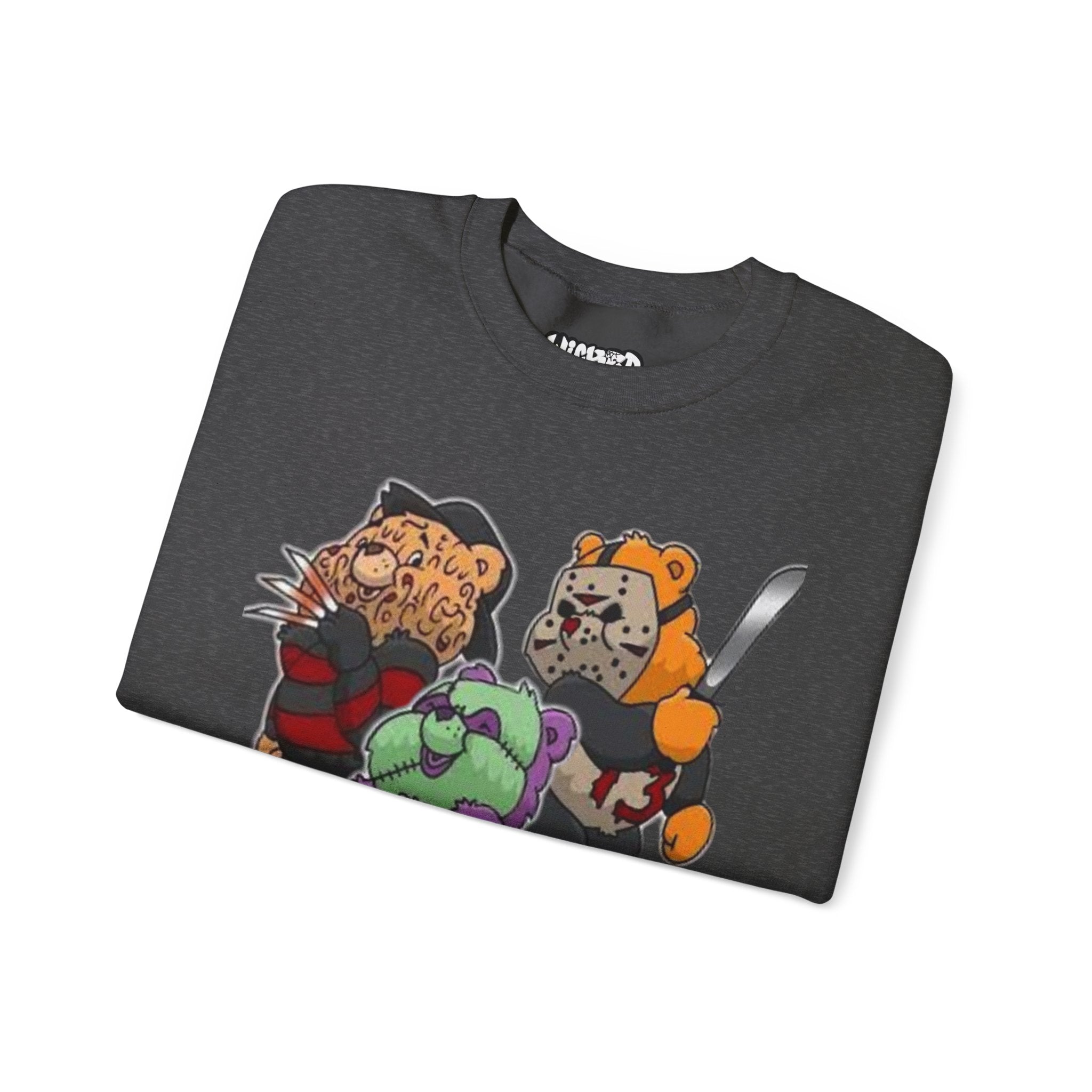 Scare bears Crewneck Sweatshirt, Fun Casualwear, Fall Fashion, Gift for Horror Fans, Cozy and Unique