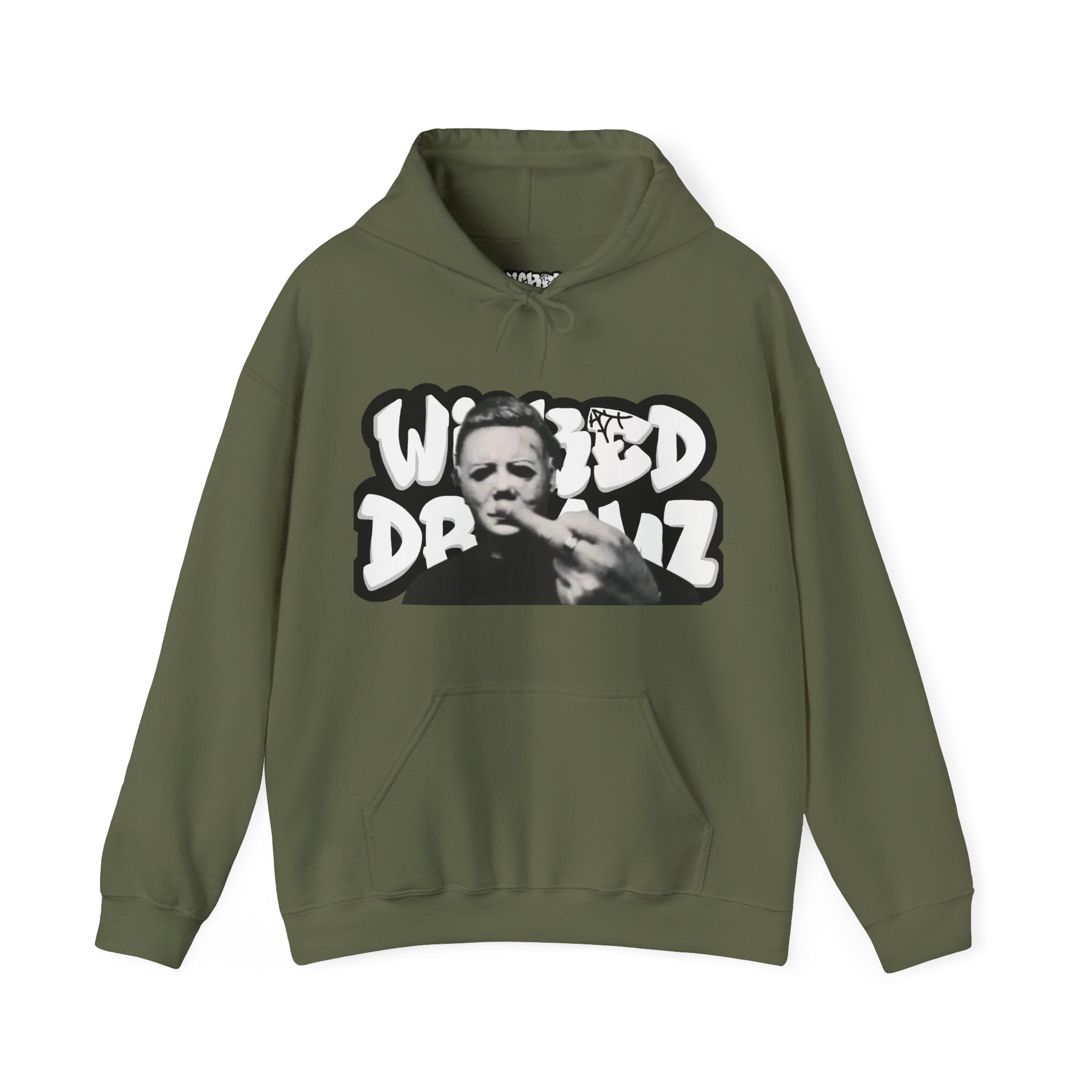 Wicked Dreamz Myers Hoodie, Unisex Heavy Blend Sweatshirt, Streetwear Sweatshirt, Cool Graphic Hoodie, Unique Gift for Music Lovers