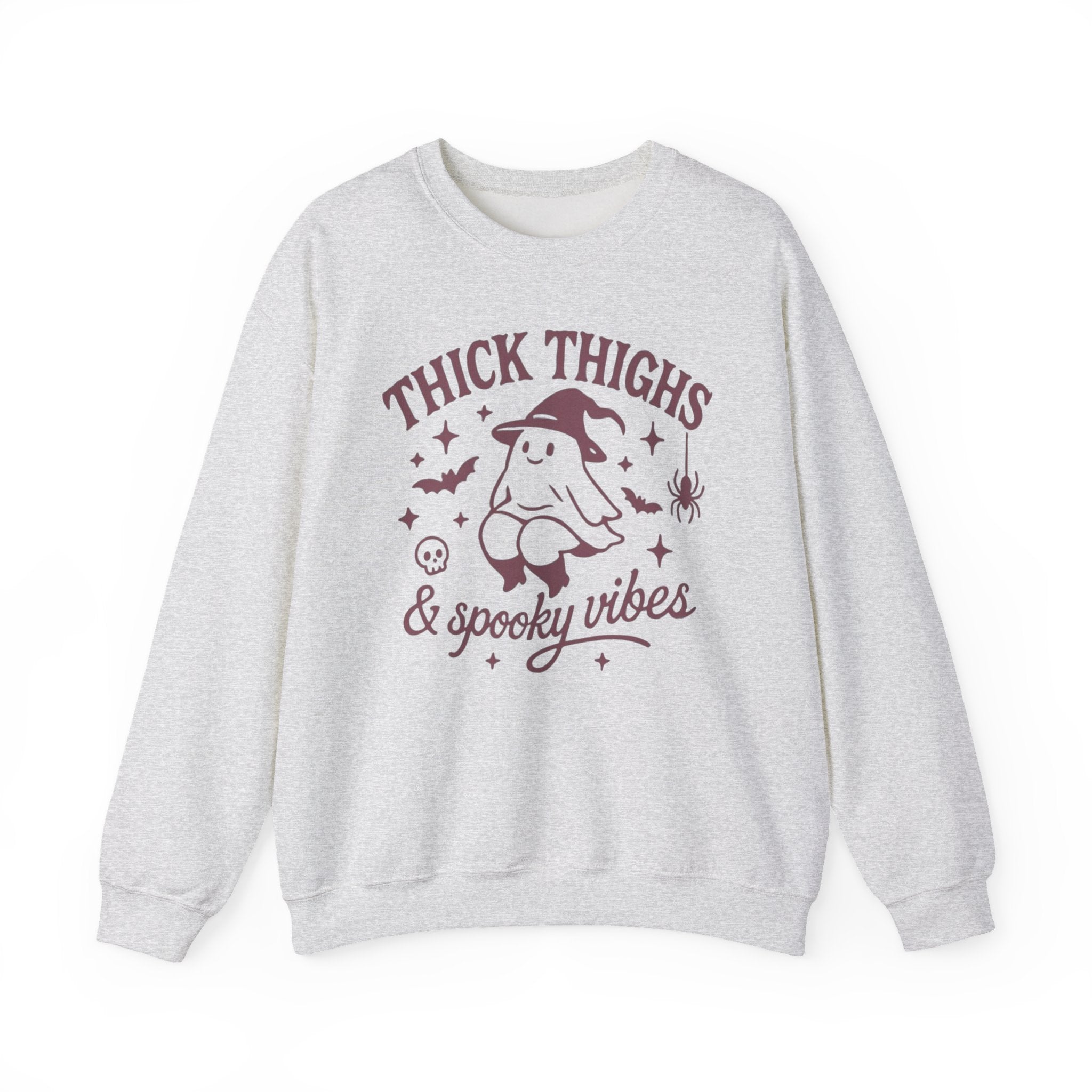 Spooky Vibes Crewneck Sweatshirt, Halloween Sweatshirt, Fall Fashion, Cozy Sweater, Gift for Her, Funny Sweatshirt