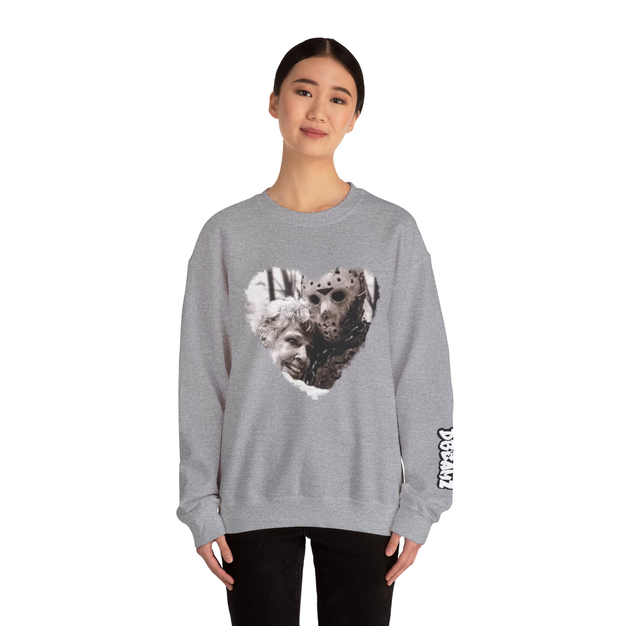 Heartwarming Horror Crewneck Sweatshirt - Perfect for Halloween, Cozy Nights, Gift for Horror Fans, Unisex Sweatshirt, Vintage Style
