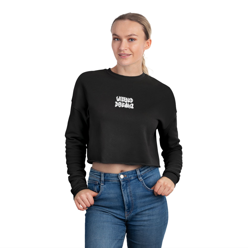 Wicked Dreamz Cropped Sweatshirt - Chill Vibes, Casual Style, Gift for Friends, Trendy Fashion