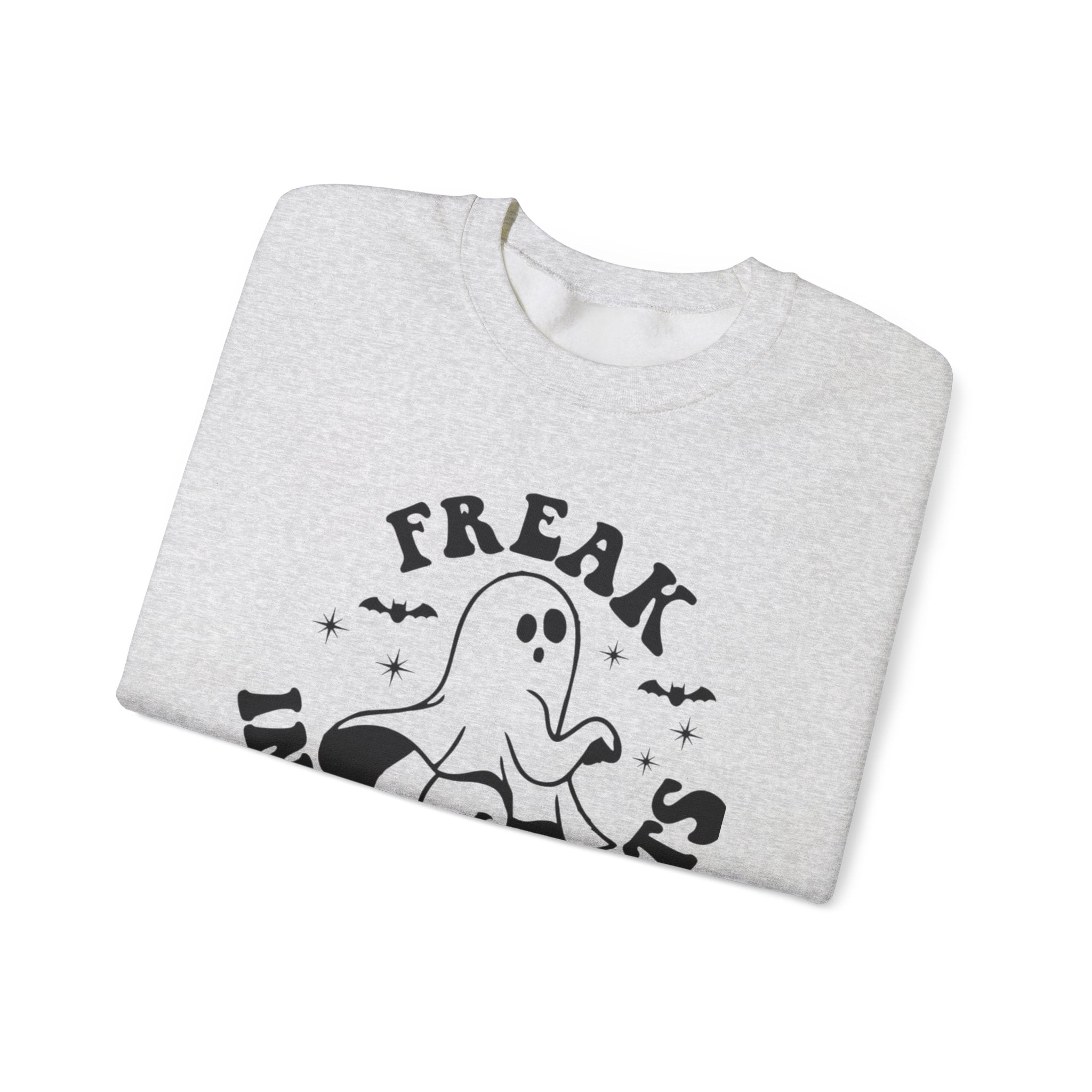 Ghostly Humor Crewneck Sweatshirt: Perfect for Halloween, Cozy Nights, Casual Wear, Ghost Lover Gift, Spooky Season Apparel