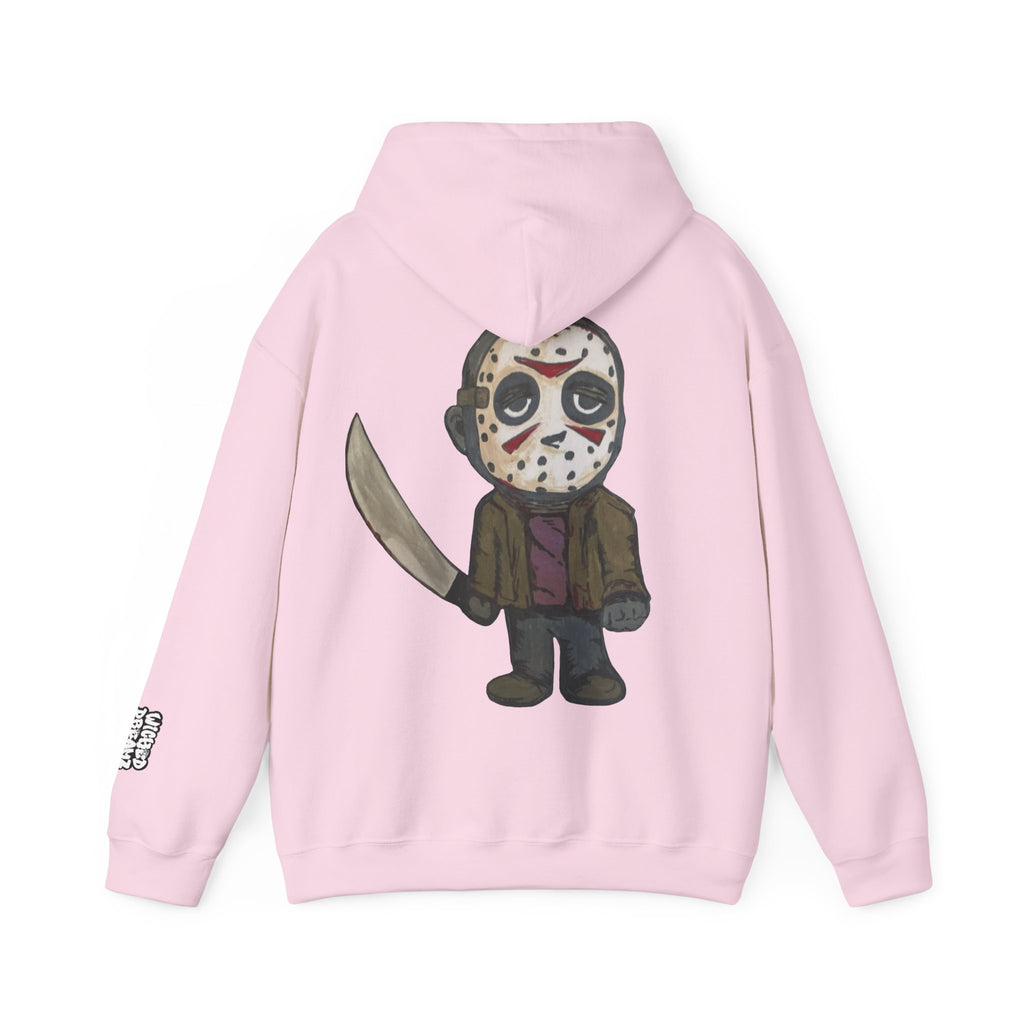 Cute Horror Character Hoodie, Fun Unisex Sweatshirt, Perfect for Halloween, Movie Nights, Casual Style, Gift for Film Lovers