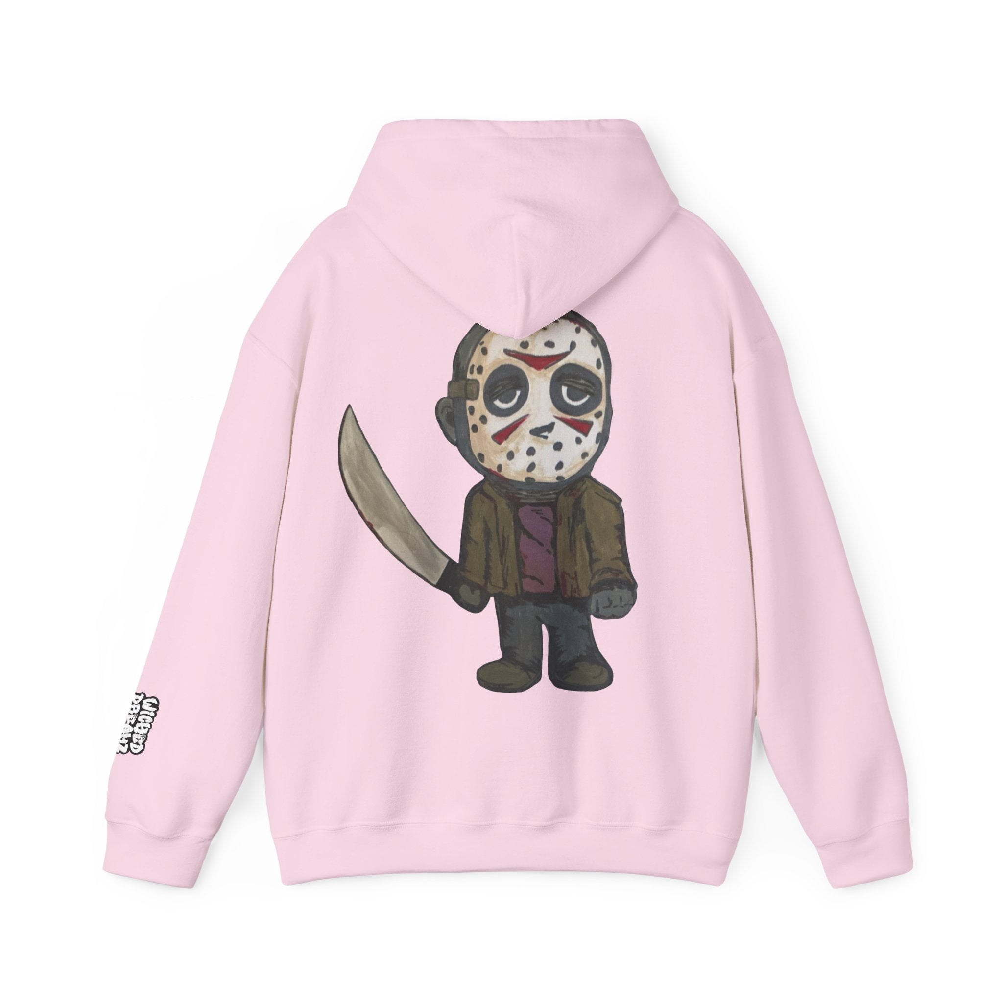 Cute Horror Character Hoodie, Fun Unisex Sweatshirt, Perfect for Halloween, Movie Nights, Casual Style, Gift for Film Lovers