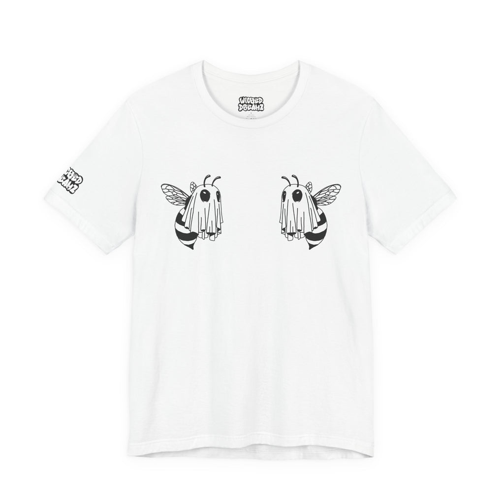 BooBeez Unisex Short Sleeve Tee, Nature Lover Shirt, Buzzing Bee Gift, Summer Casual Wear, Eco-Friendly Fashion, Wildlife Awareness Tee