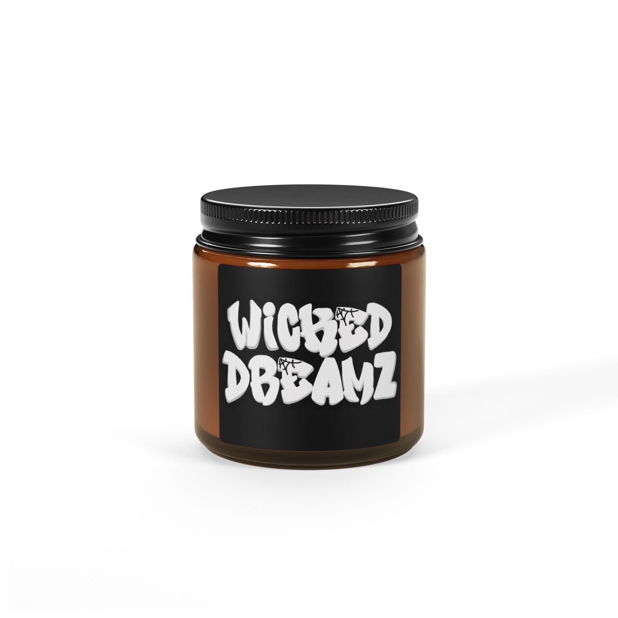 Wicked Dreams Scented Soy Candle - Relaxing Home Decor, Gift for Her, Aromatherapy, Birthday, Self-Care, Ambient Lighting, Black Jar