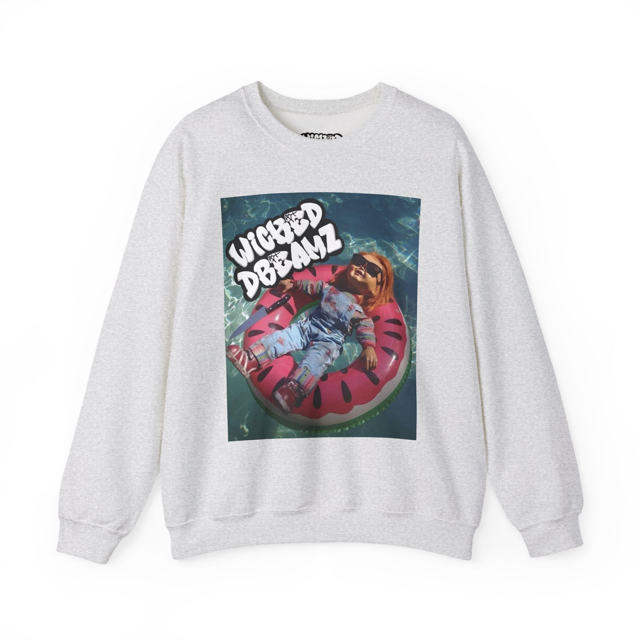 Chill Vibes Sweatshirt - Unisex Heavy Blend Crewneck, Cozy Streetwear, Fun Gift for Friends, Casual Outfit, Everyday Comfort