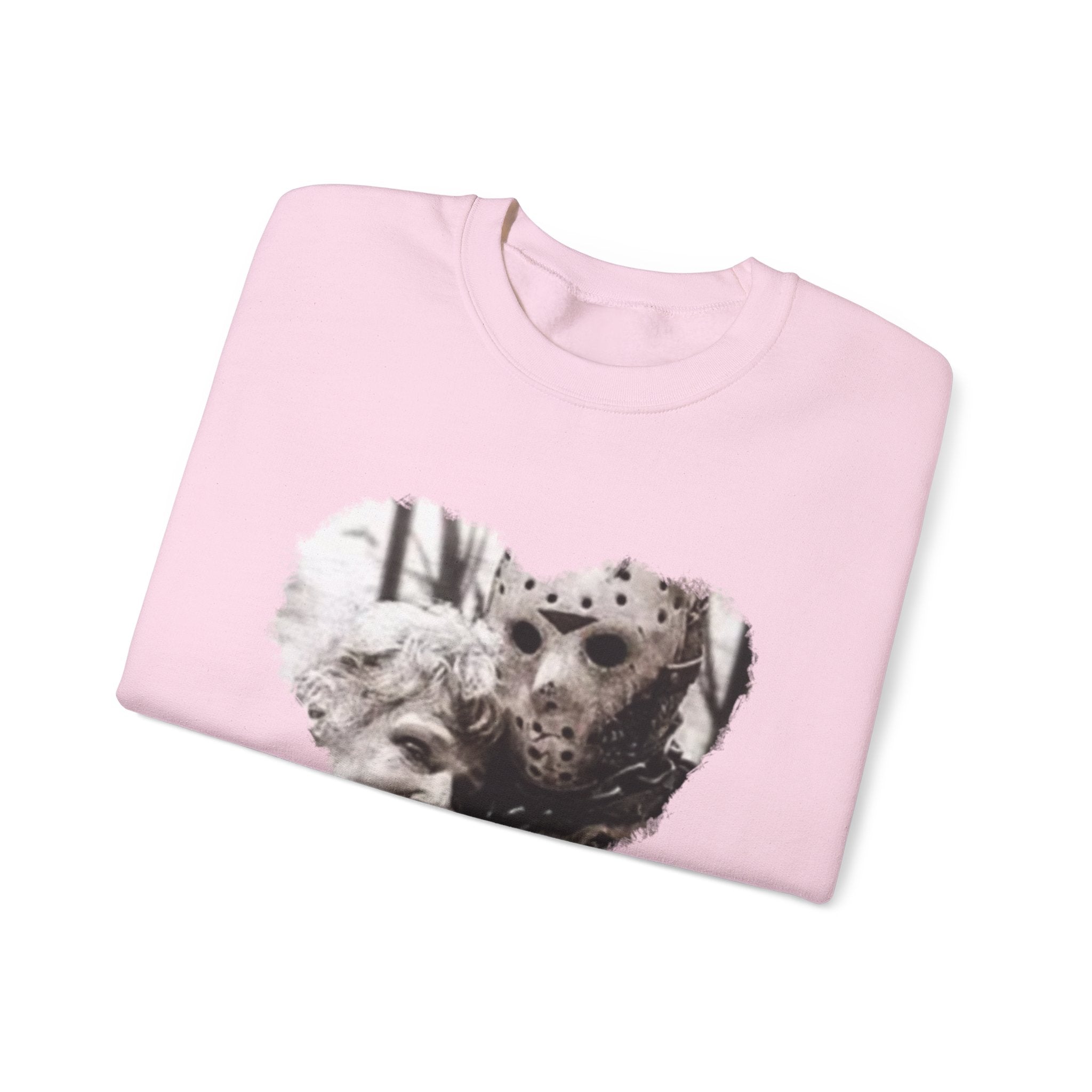 Heartwarming Horror Crewneck Sweatshirt - Perfect for Halloween, Cozy Nights, Gift for Horror Fans, Unisex Sweatshirt, Vintage Style