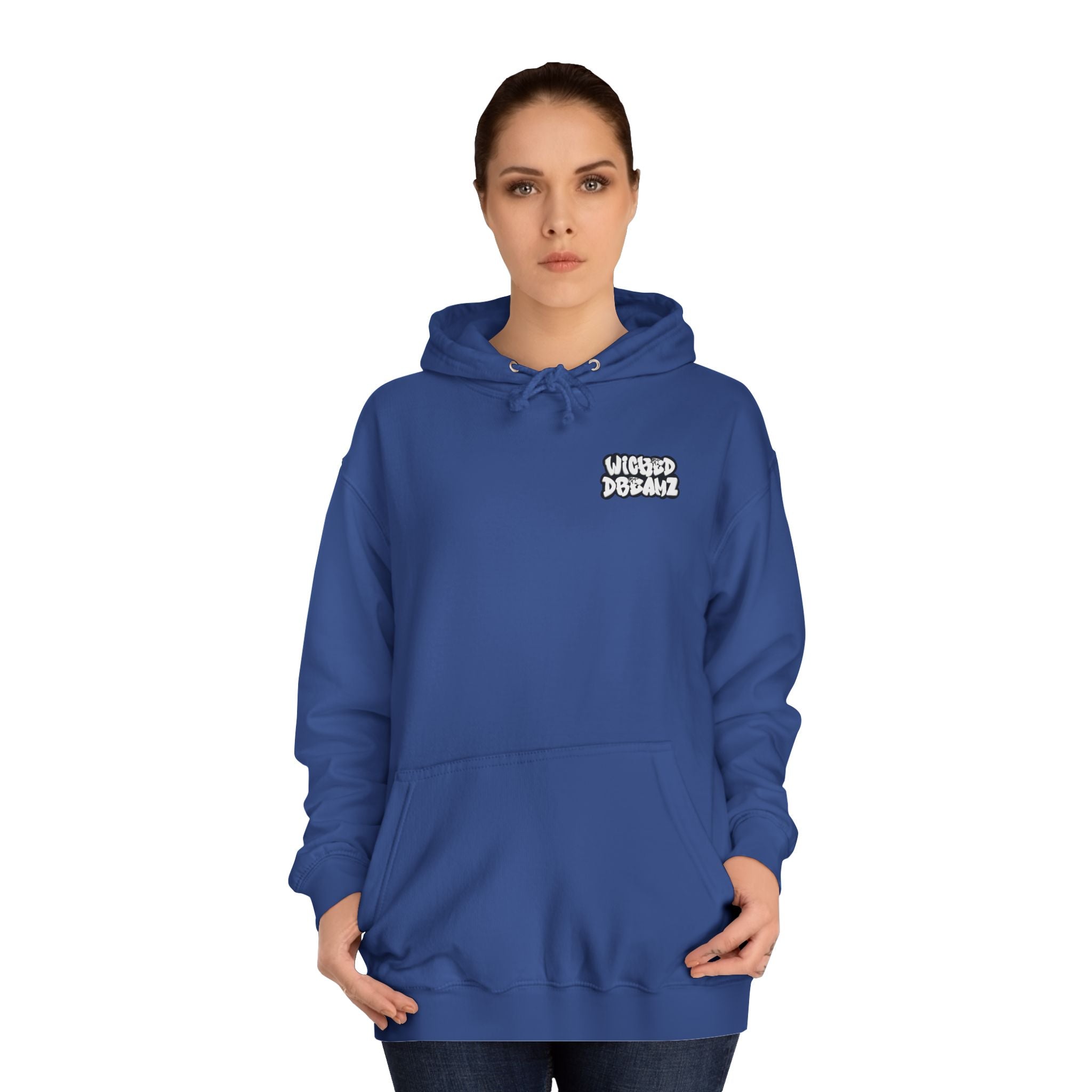 Unisex Skull Art College Hoodie, Casual Halloween Sweatshirt, College Student Gift, Graphic Hoodie for Men and Women, Trendy Layering Wear