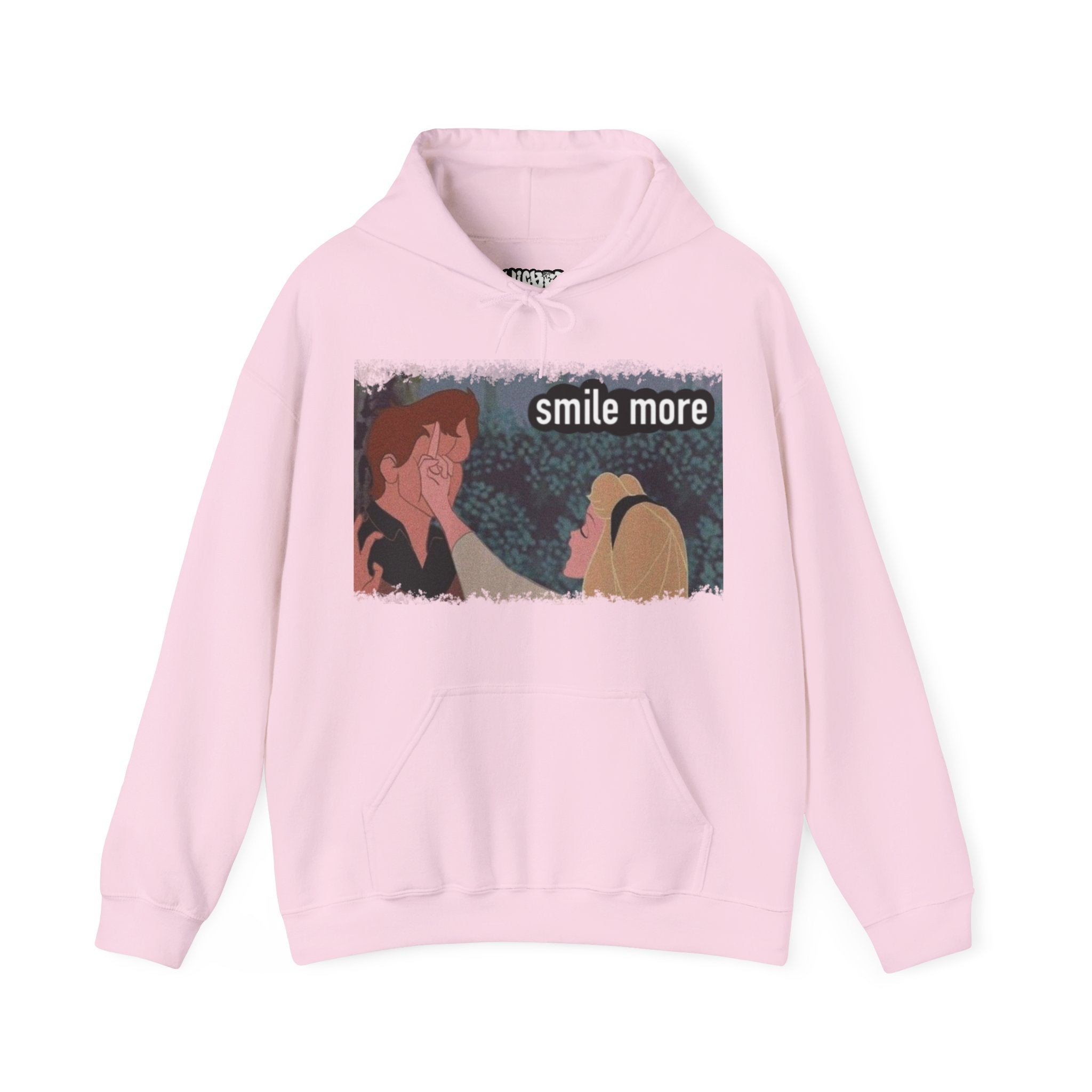 Smile more Unisex Inspirational Hoodie, Cozy Sweatshirt for Everyday Wear, Great for Gifts, Perfect for Birthdays, Self-Care and Motivation