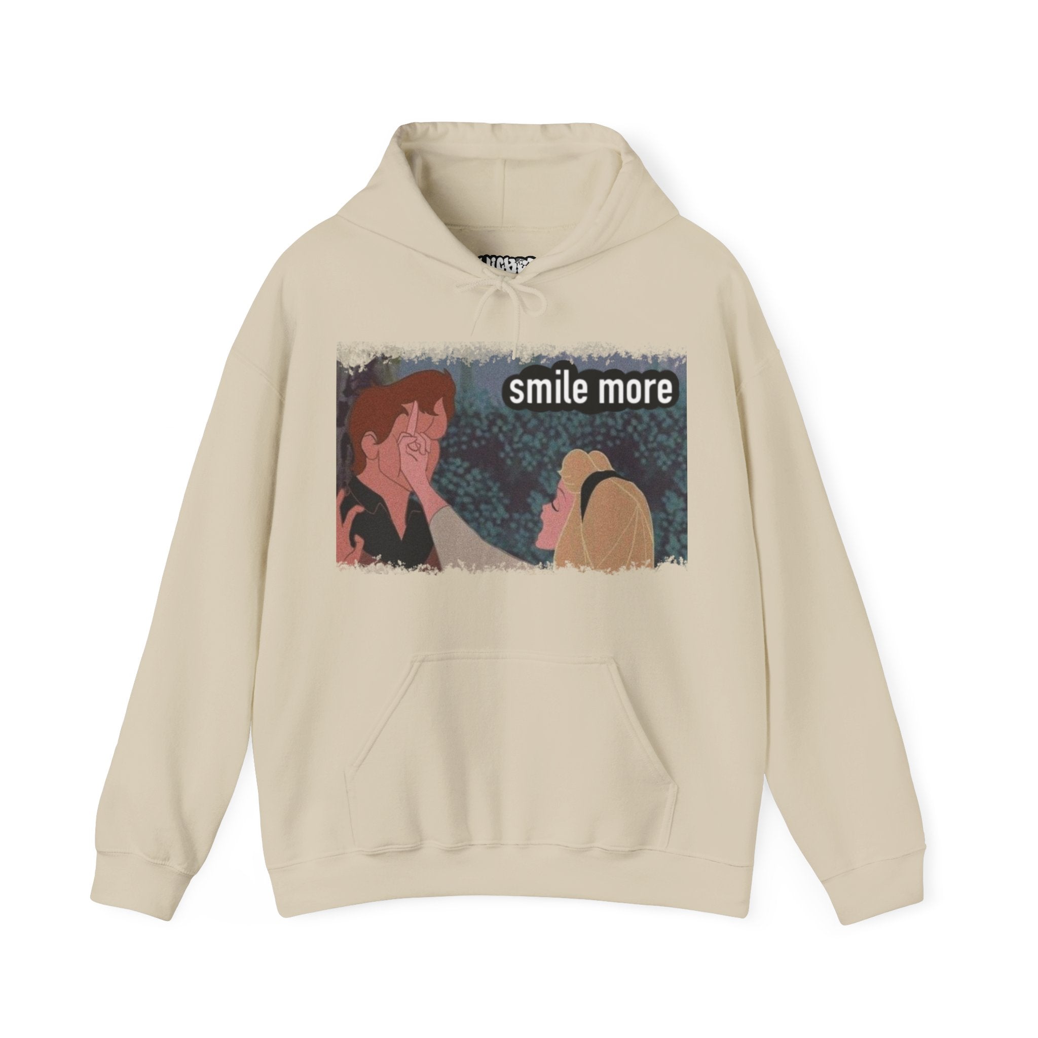 Smile more Unisex Inspirational Hoodie, Cozy Sweatshirt for Everyday Wear, Great for Gifts, Perfect for Birthdays, Self-Care and Motivation