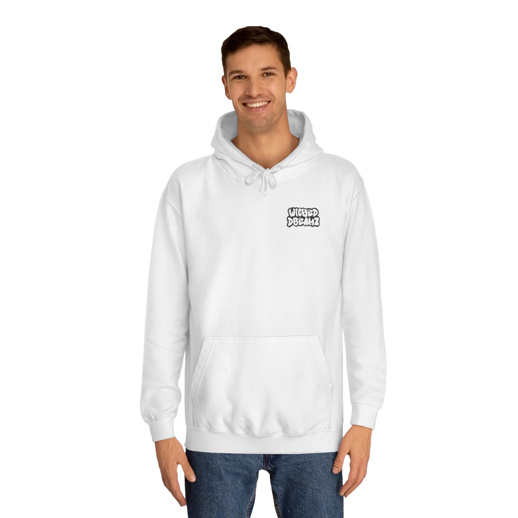 Unisex Skull Art College Hoodie, Casual Halloween Sweatshirt, College Student Gift, Graphic Hoodie for Men and Women, Trendy Layering Wear