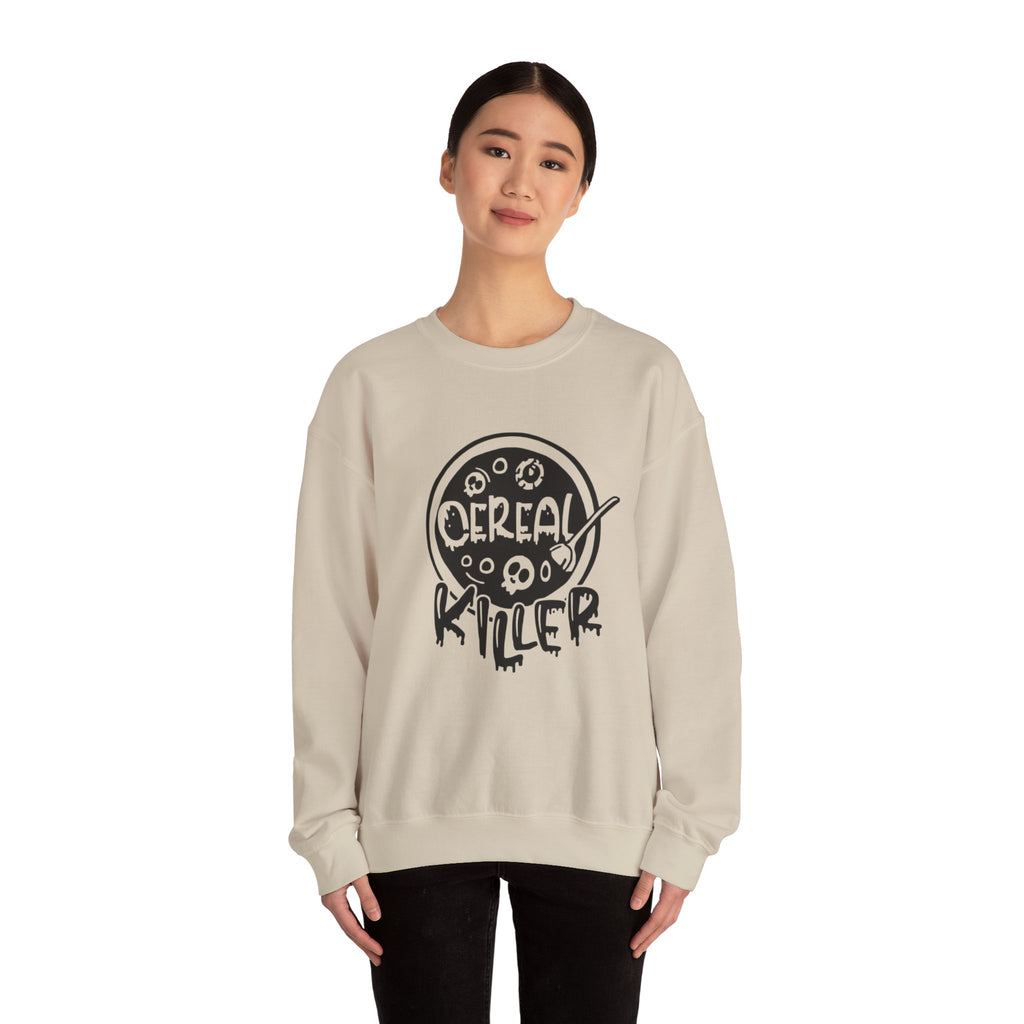 Cereal Killer Crewneck Sweatshirt, Funny Gift, Halloween Sweatshirt, Unisex Sweatshirt, Casual Wear, Trendy Apparel