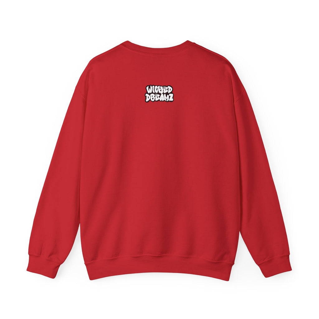 Wicked Dreams Crewneck Sweatshirt | Cozy Cat Lover Apparel, Cute Gift for Pet Owners, Casual Streetwear, Relaxed Vibe, Summer Fun