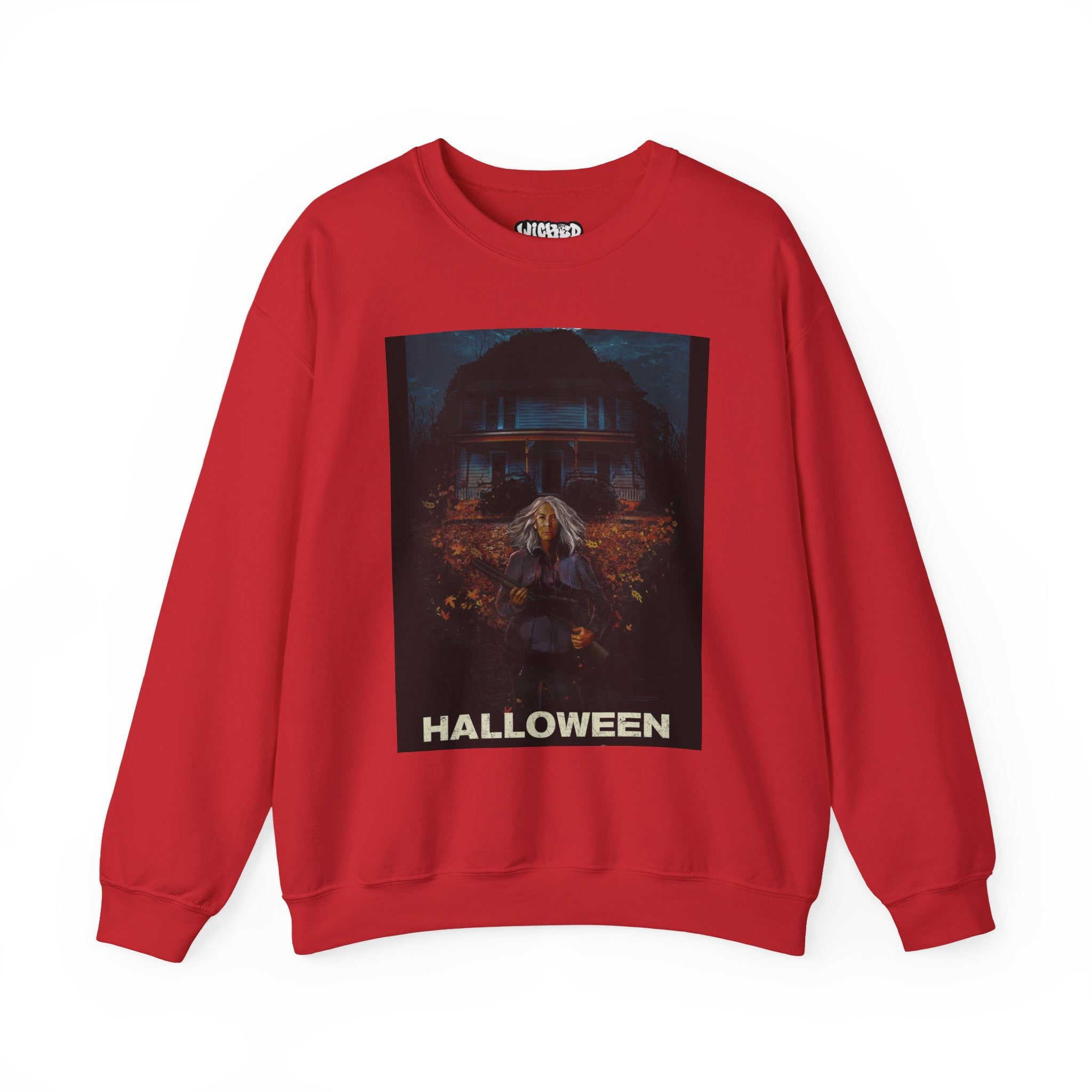 Halloween Crewneck Sweatshirt - Unisex Heavy Blend, Spooky Apparel, Cozy Halloween Outfit, October Festive Wear, Witchy Vibes