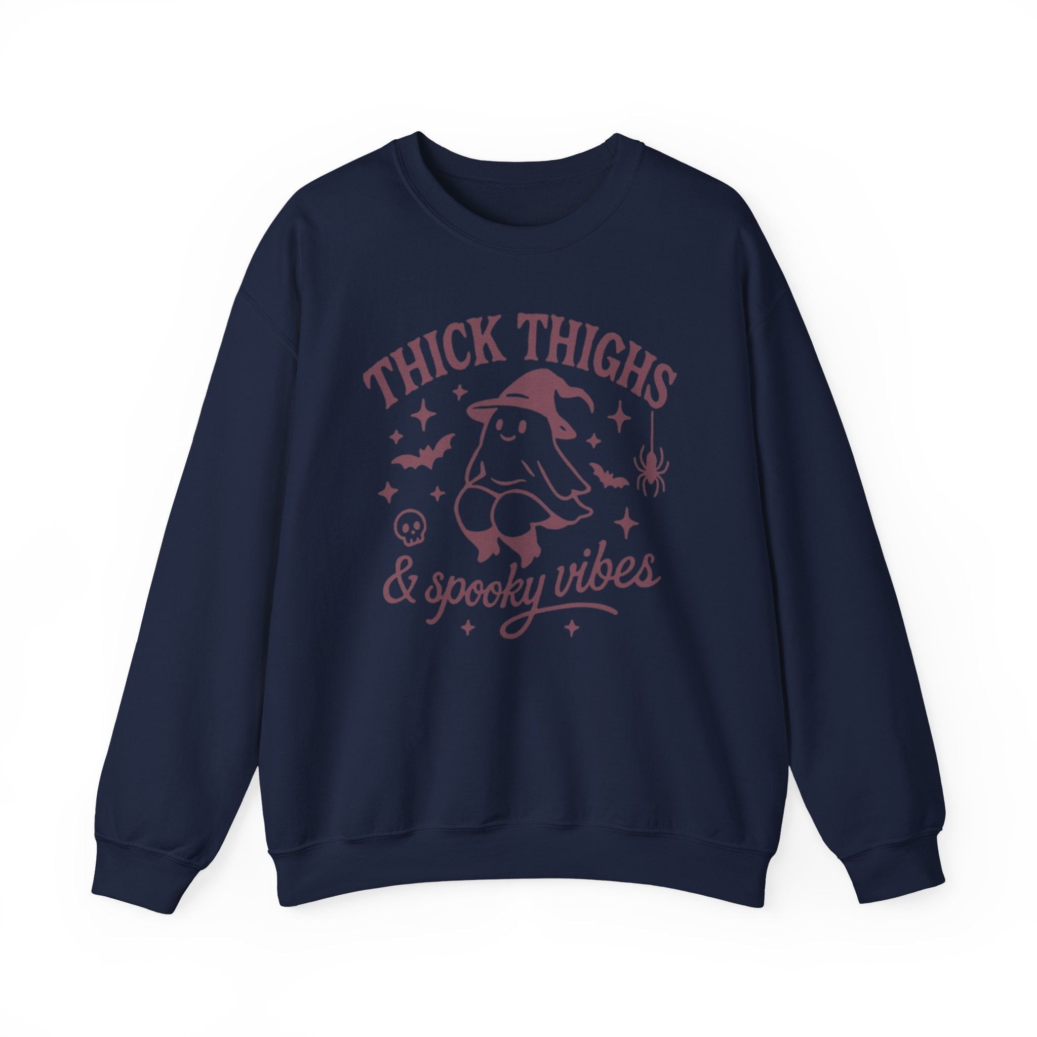 Spooky Vibes Crewneck Sweatshirt, Halloween Sweatshirt, Fall Fashion, Cozy Sweater, Gift for Her, Funny Sweatshirt