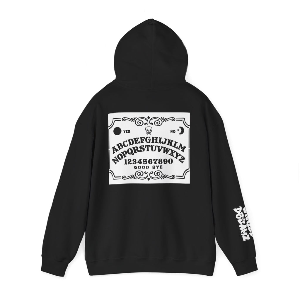 Spooky Ouija Board Hoodie - Unisex Heavy Blend™ Sweatshirt, Cozy Halloween Fashion, Witchy Gift, Causal Layering, Fall Outfit
