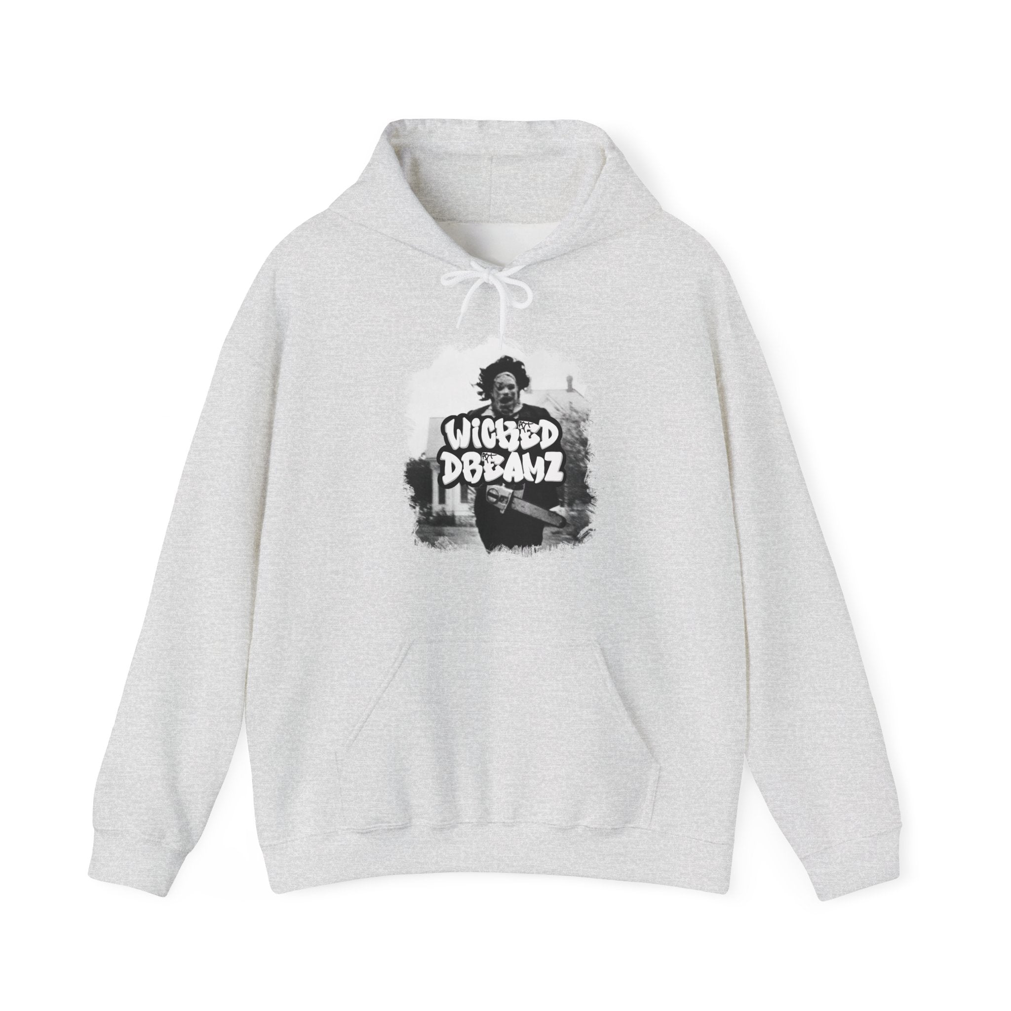 Wicked Dreamz Unisex Heavy Blend™ Hoodie - Cozy, Stylish Pullover for Horror Fans, Perfect for Halloween, Casual Wear, Gifts