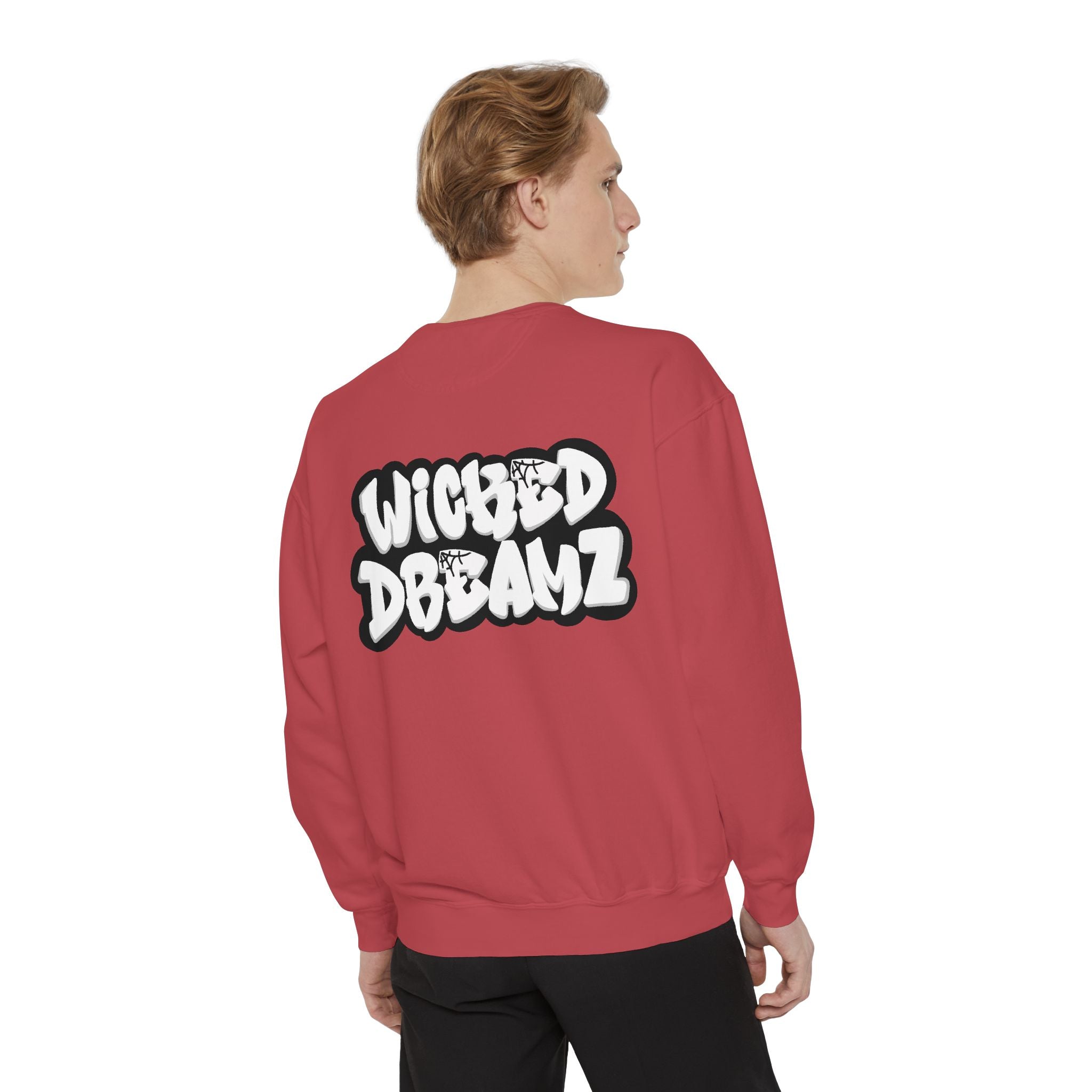 Spooky Season Sweatshirt - Unisex Garment-Dyed, Halloween Apparel, Cozy Fall Fashion, Wicked DBBAMZ Design, Perfect for October Celebrations