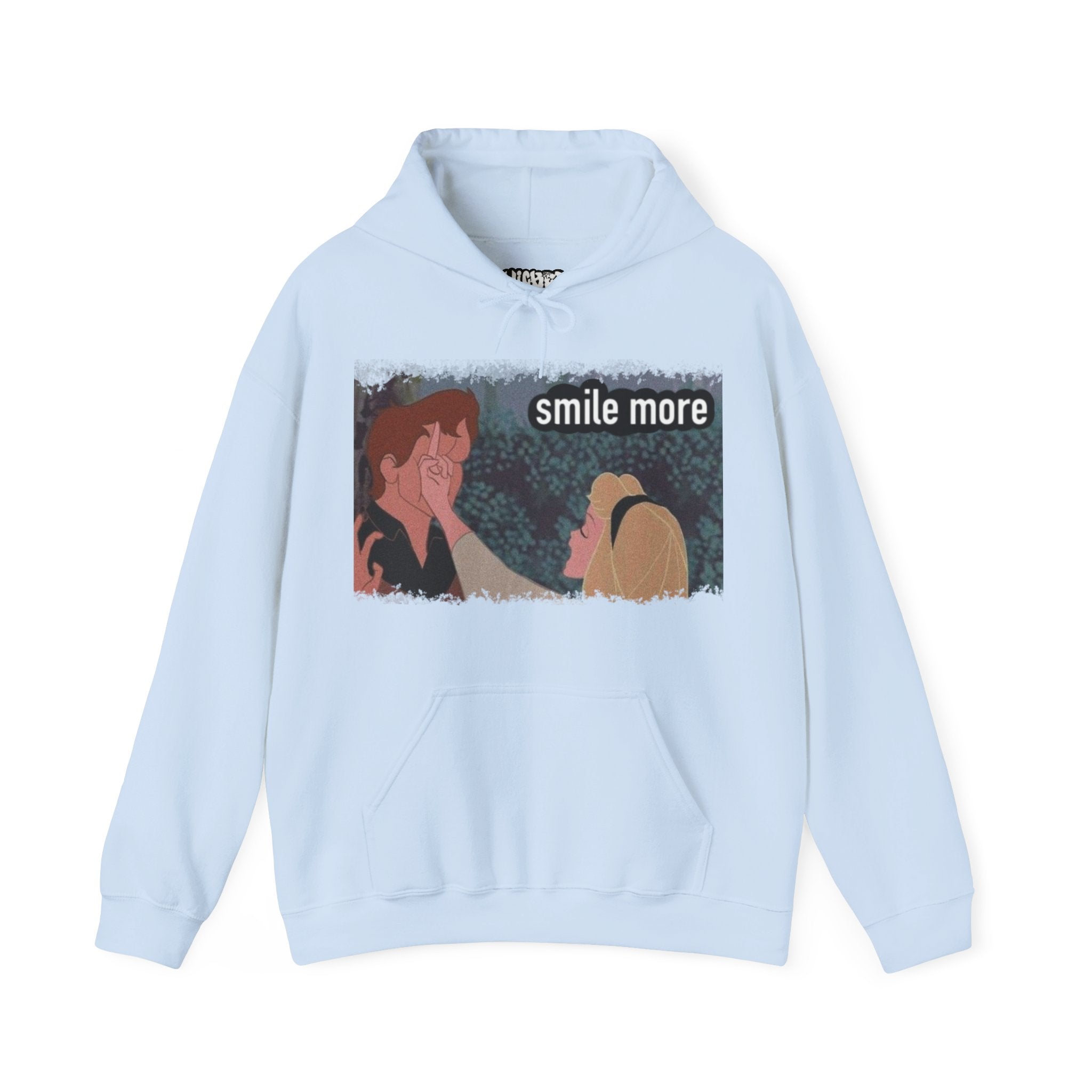 Smile more Unisex Inspirational Hoodie, Cozy Sweatshirt for Everyday Wear, Great for Gifts, Perfect for Birthdays, Self-Care and Motivation