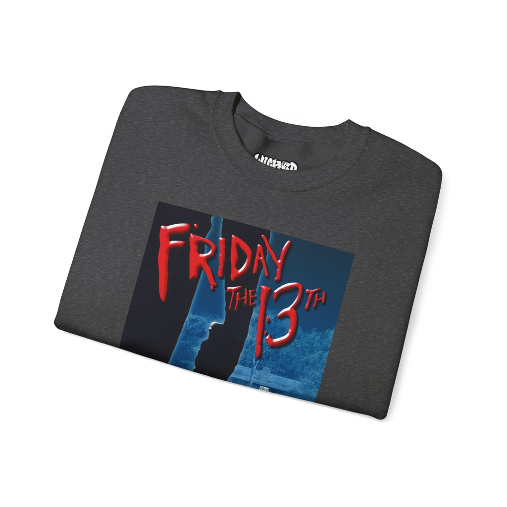 Friday the 13th Unisex Crewneck Sweatshirt, Halloween Apparel, Horror Movie Sweatshirt, Cozy Gift for Fans, Unisex Sweatshirt