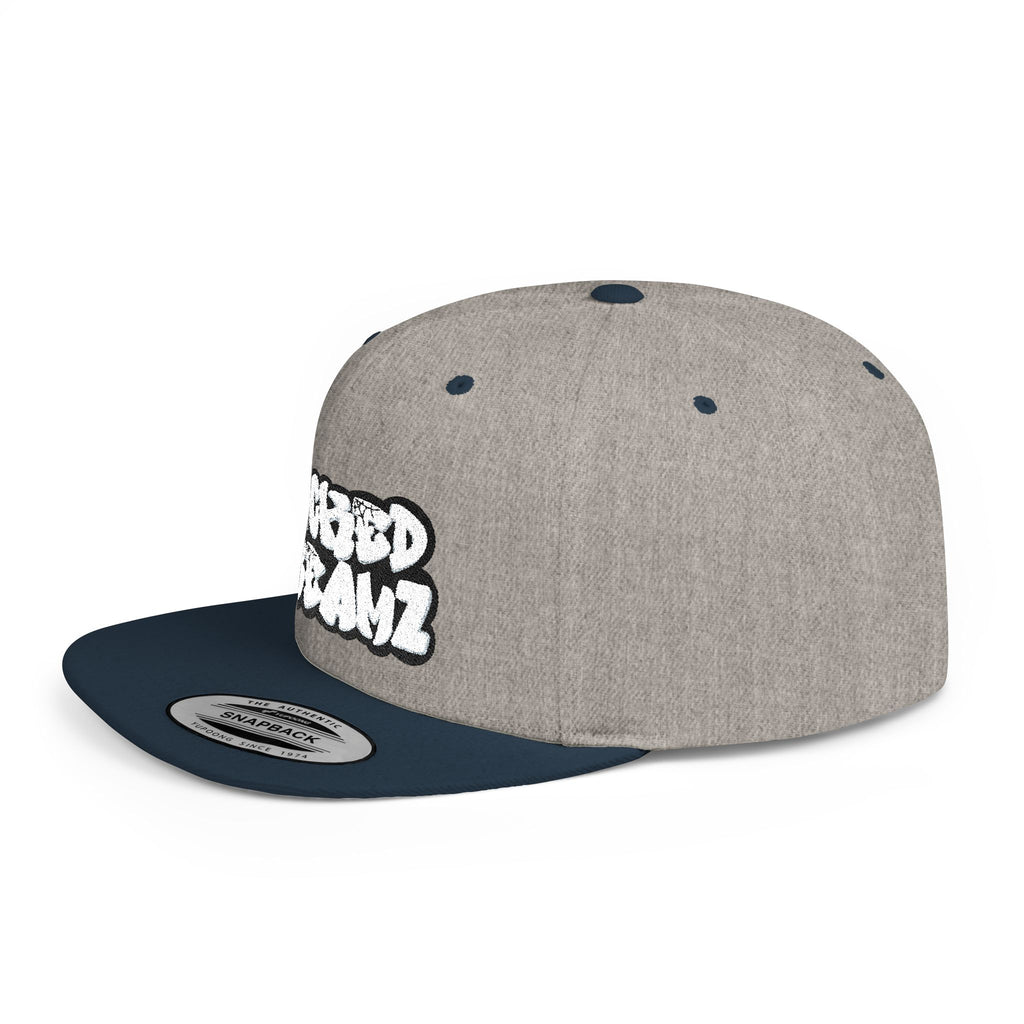 Wicked Dreamz Snapback Hat, Trendy Flat Bill Cap for Street Style, Unisex Urban Fashion, Perfect Gift for Hip-Hop Lovers, Casual Wear
