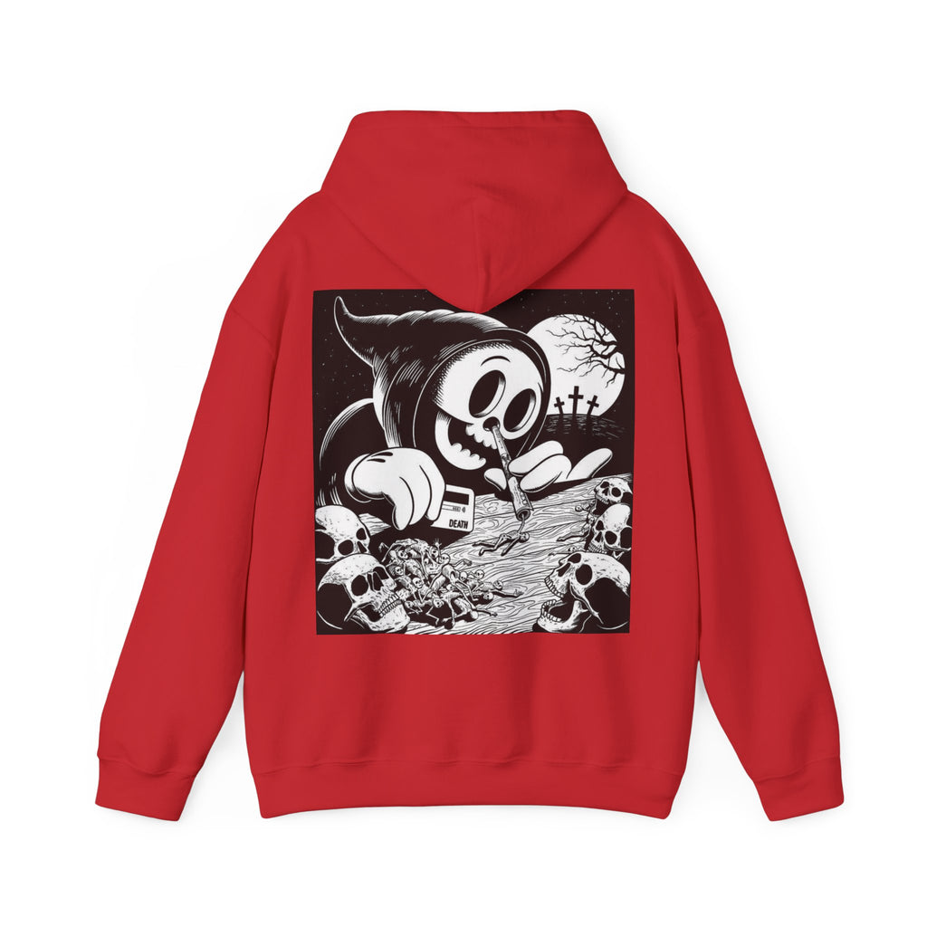 Gothic Graphic Hoodie, Unisex Heavy Blend Sweatshirt, Cool Streetwear, Casual Wear, Fall Fashion, Halloween Style