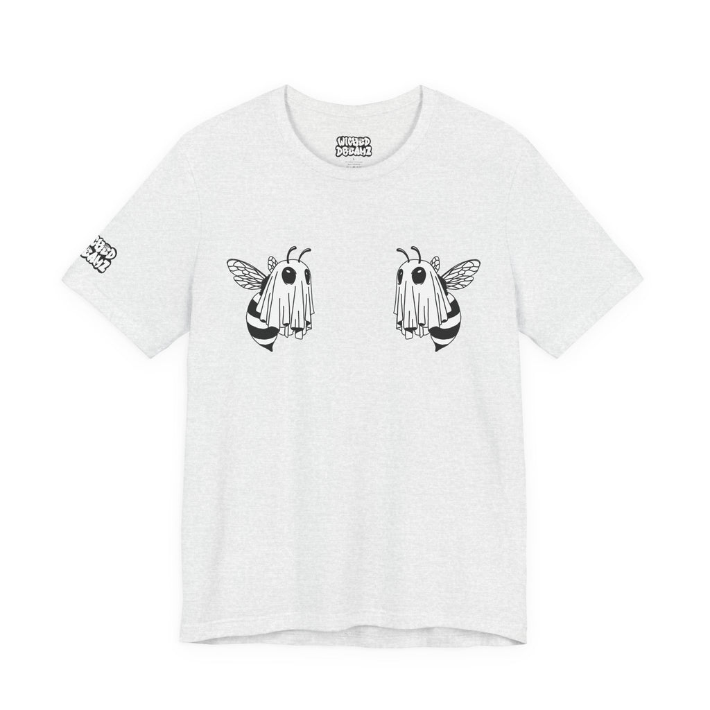 BooBeez Unisex Short Sleeve Tee, Nature Lover Shirt, Buzzing Bee Gift, Summer Casual Wear, Eco-Friendly Fashion, Wildlife Awareness Tee