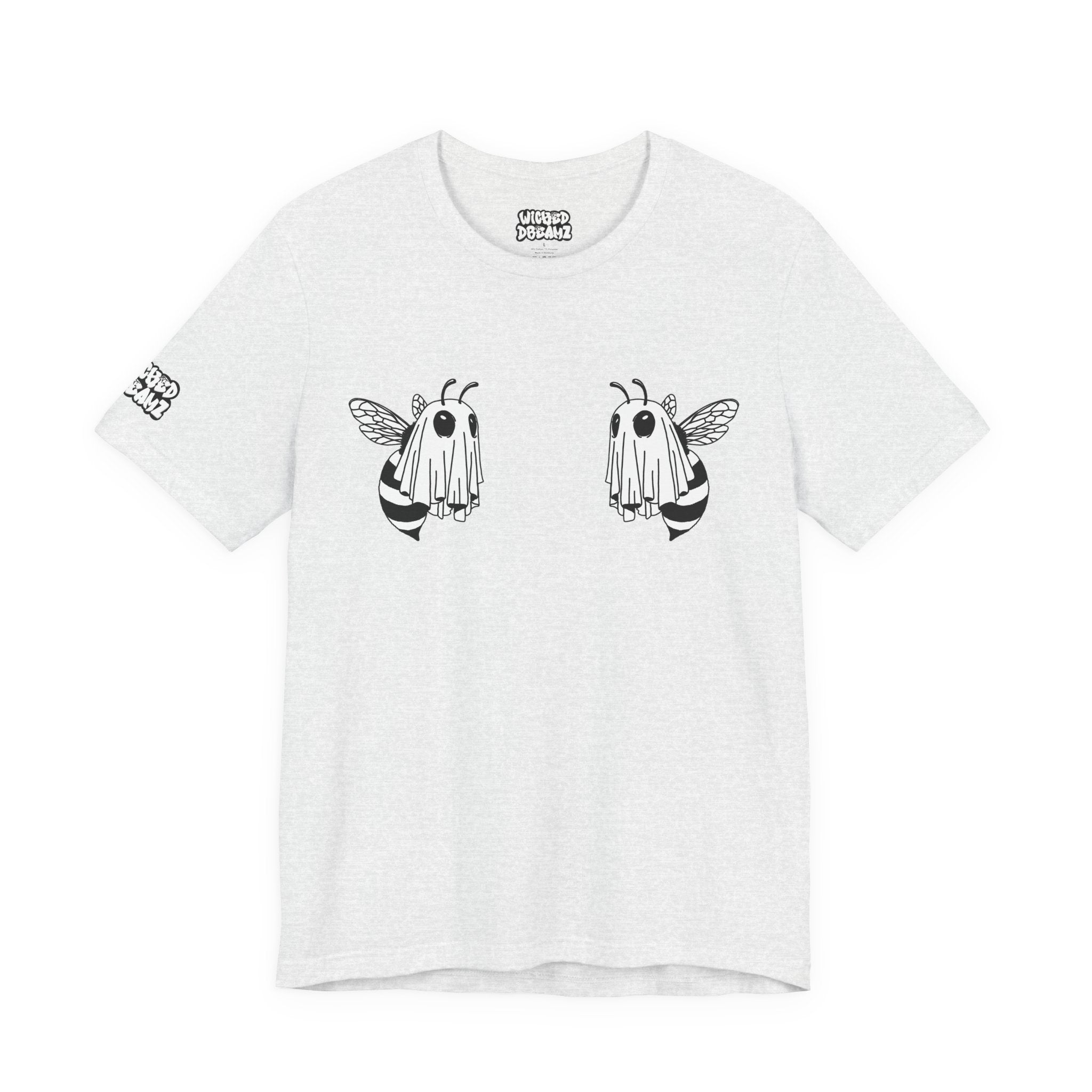 BooBeez Unisex Short Sleeve Tee, Nature Lover Shirt, Buzzing Bee Gift, Summer Casual Wear, Eco-Friendly Fashion, Wildlife Awareness Tee