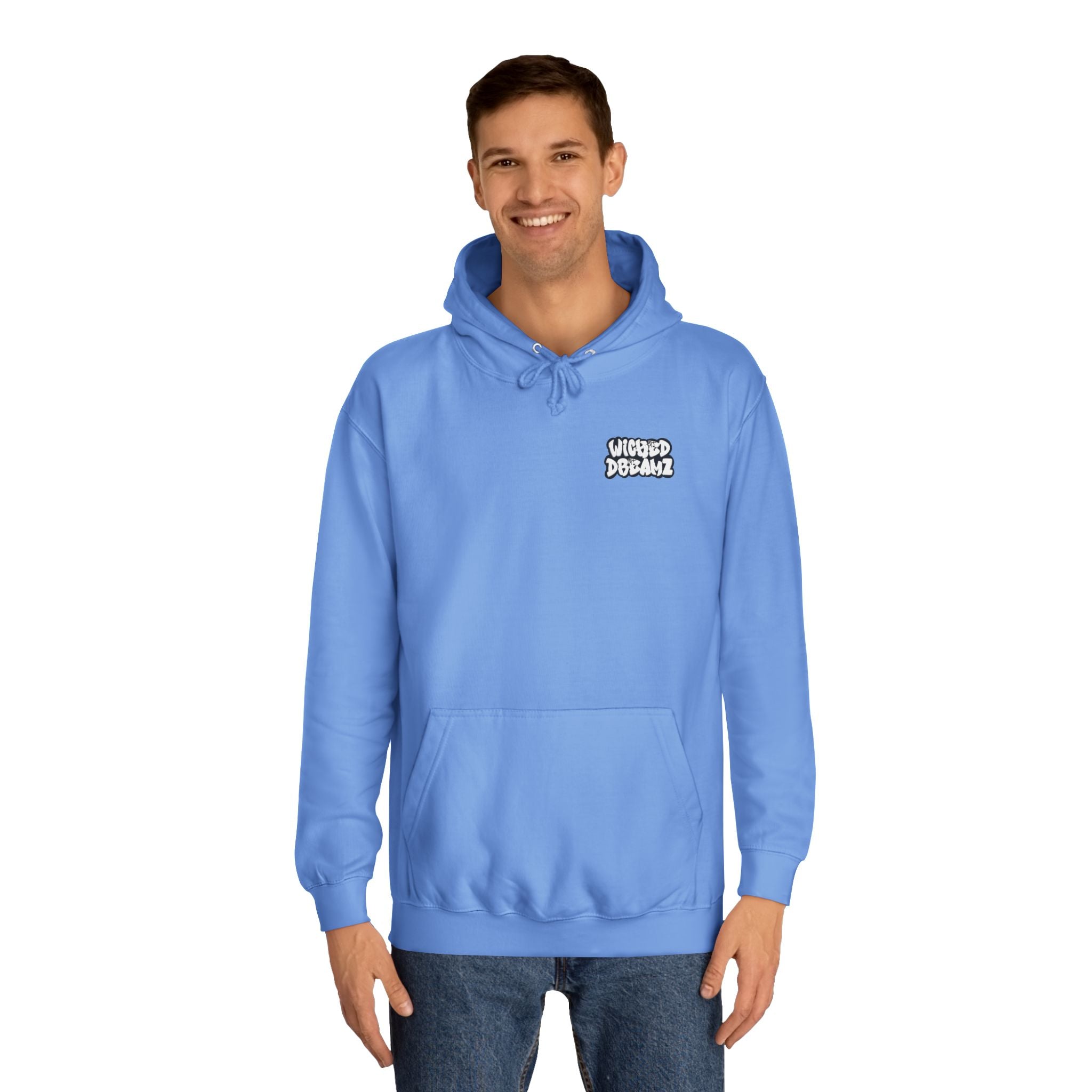 Unisex Skull Art College Hoodie, Casual Halloween Sweatshirt, College Student Gift, Graphic Hoodie for Men and Women, Trendy Layering Wear