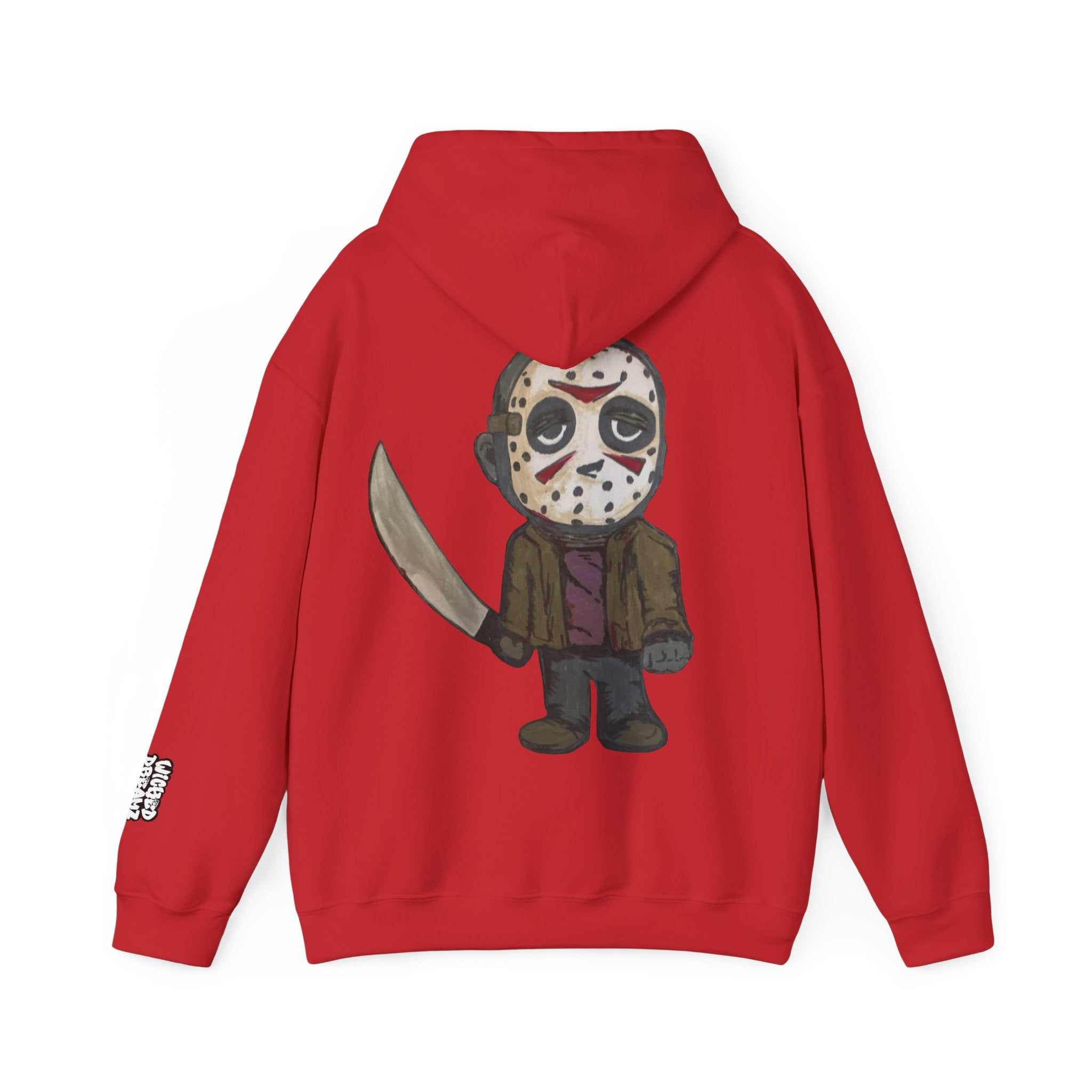 Cute Horror Character Hoodie, Fun Unisex Sweatshirt, Perfect for Halloween, Movie Nights, Casual Style, Gift for Film Lovers