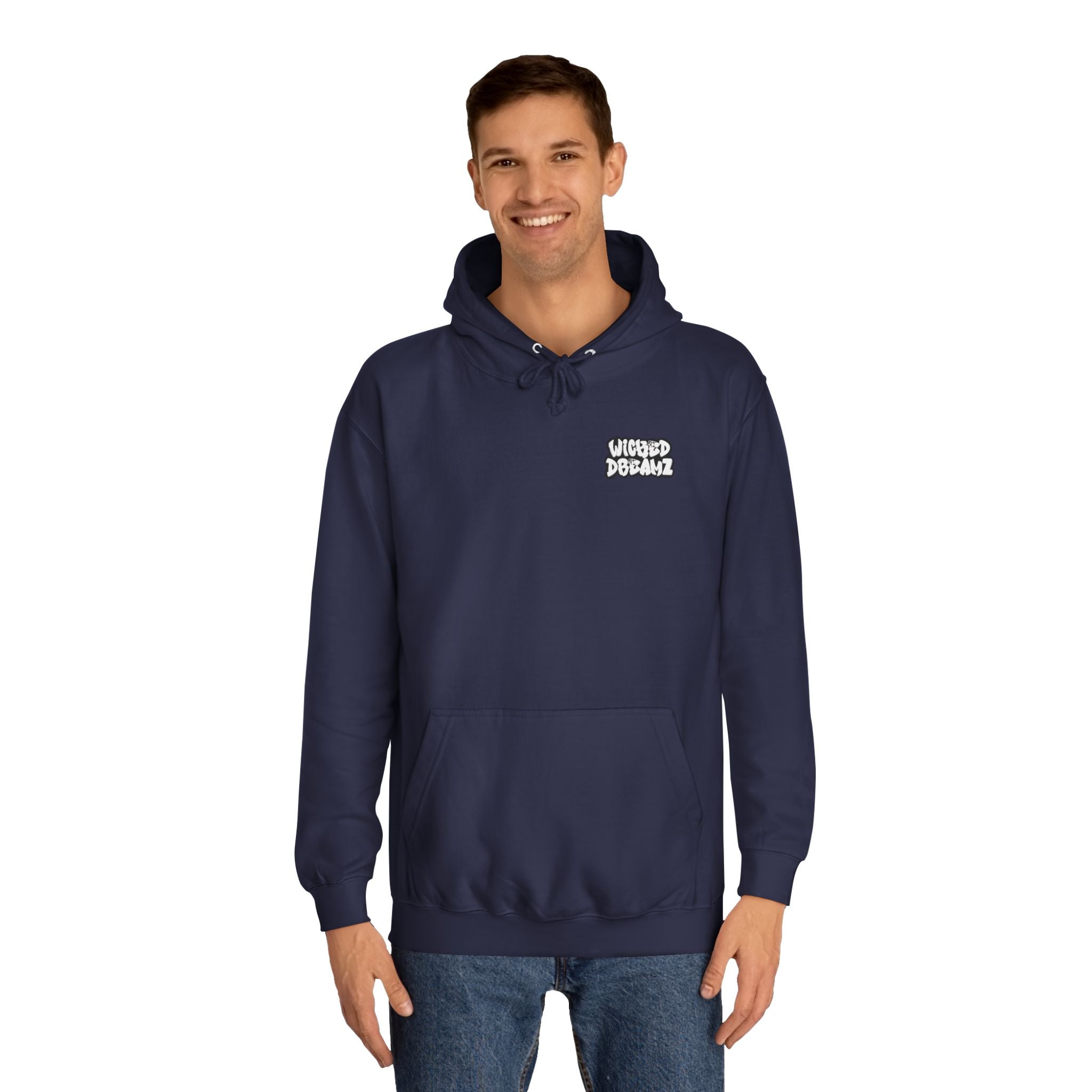 Unisex Skull Art College Hoodie, Casual Halloween Sweatshirt, College Student Gift, Graphic Hoodie for Men and Women, Trendy Layering Wear
