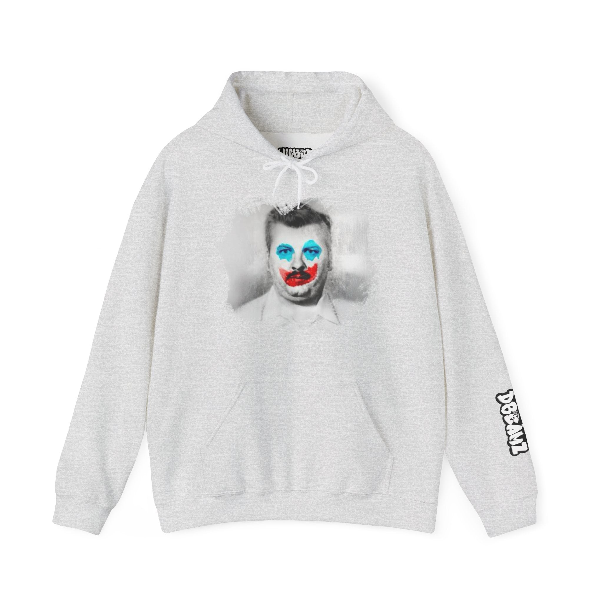 Gacy Hooded Sweatshirt, Unisex Hoodie, Funny Sweatshirt, Halloween Costume, Graphic Hoodie, Gift for Fans