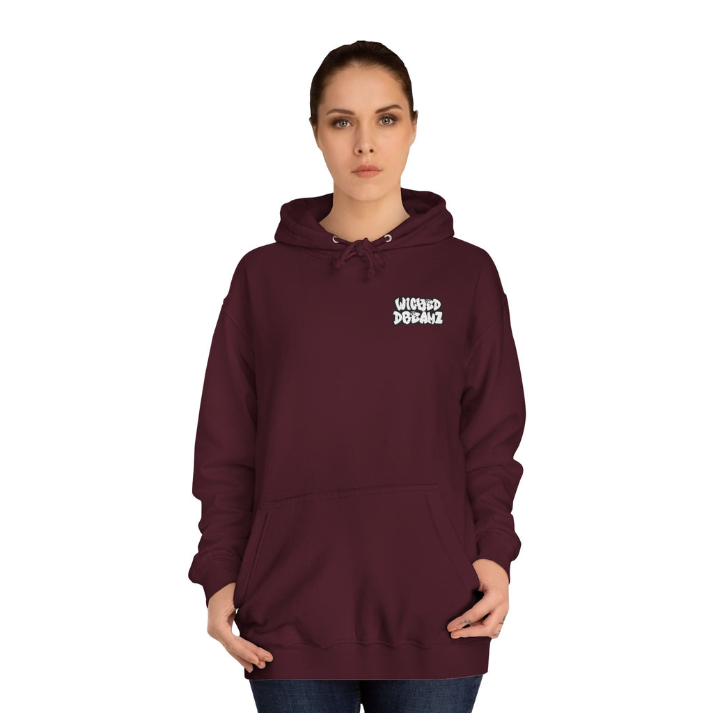 Unisex Skull Art College Hoodie, Casual Halloween Sweatshirt, College Student Gift, Graphic Hoodie for Men and Women, Trendy Layering Wear